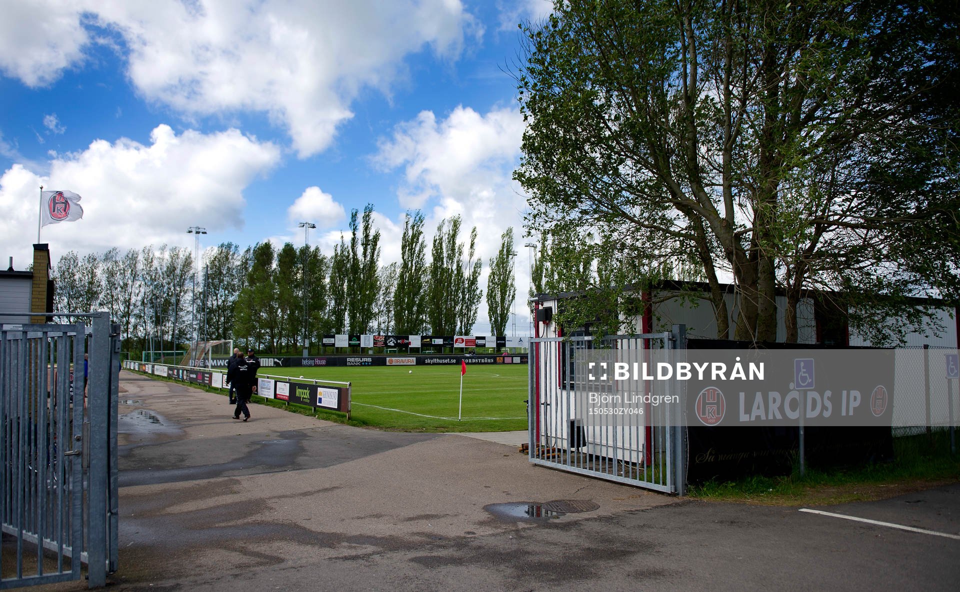 Fotboll Division 3, Hittarps IK-Vejby IF:  Hittarps hemmaplan Laröds IP.
