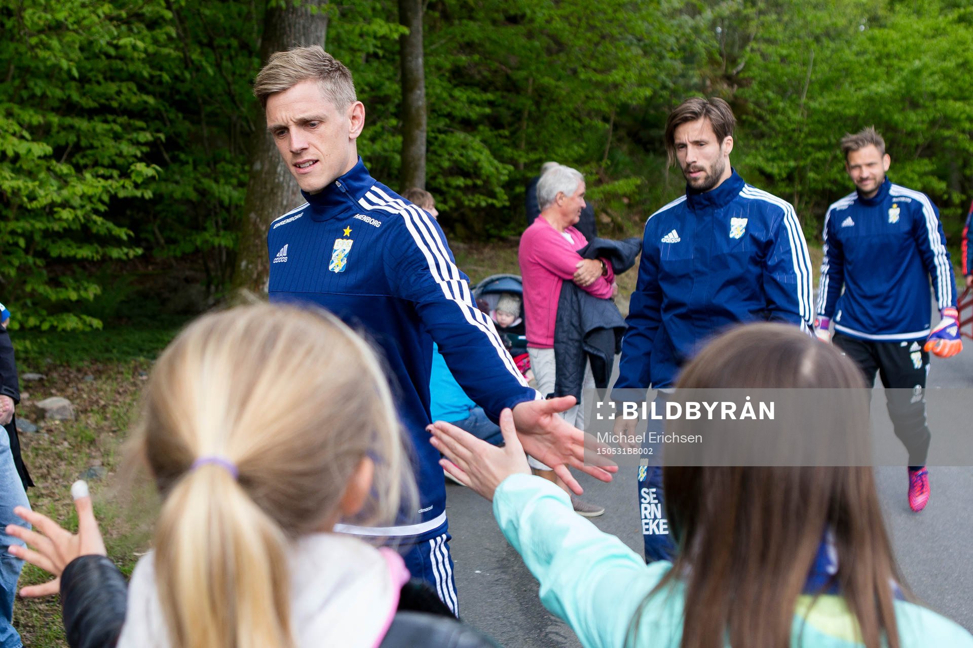 IFK Göteborgs Sören Rieks,  Mattias Bjärsmyr och