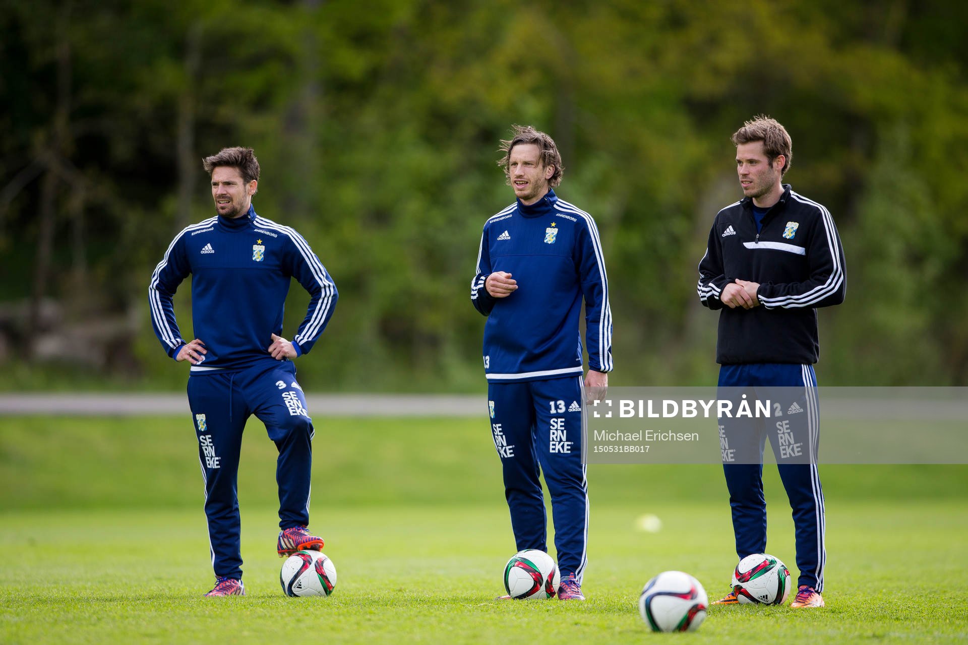 IFK Göteborgs Heath Pearce, Gustav Svensson och Emil