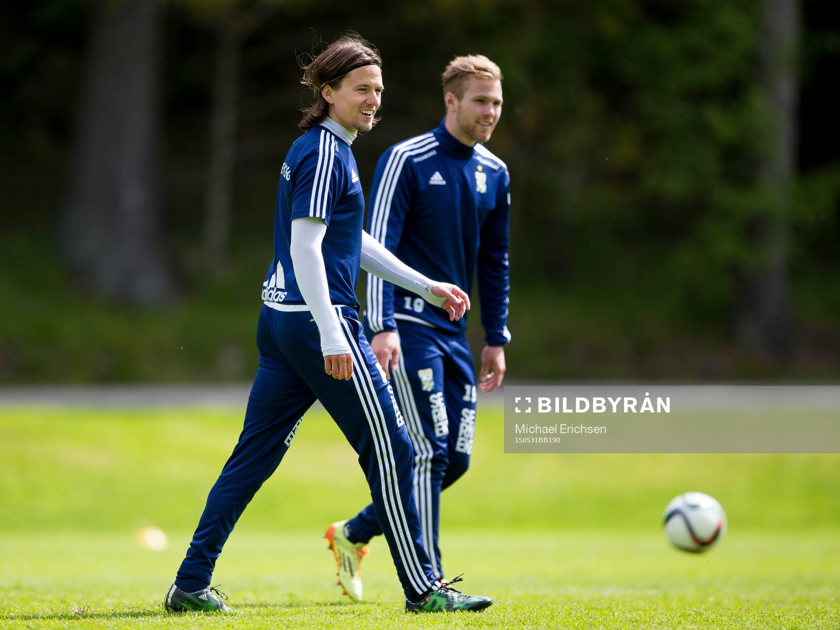 IFK Göteborgs Lasse Vibe och Gustav Engvall