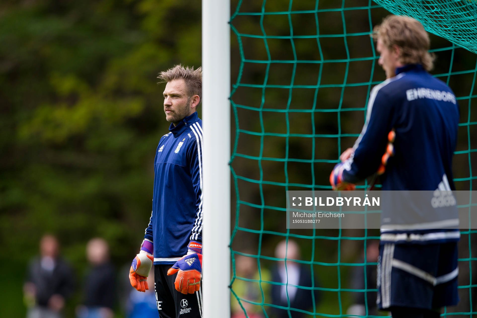IFK Göteborgs målvakt John Alvbåge och målvakt Marcus