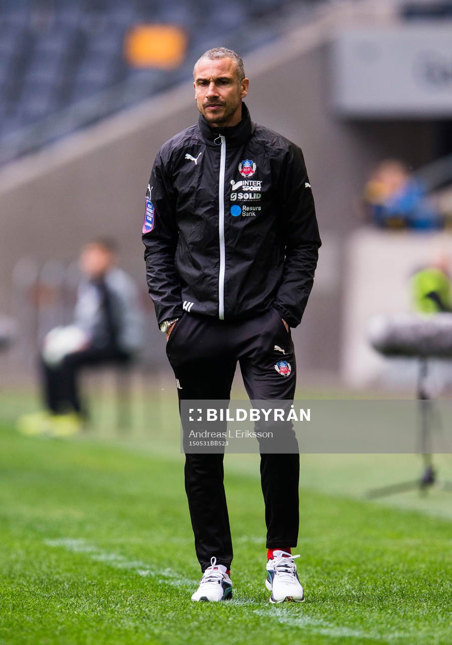 Helsingborgs manager Henrik Larsson