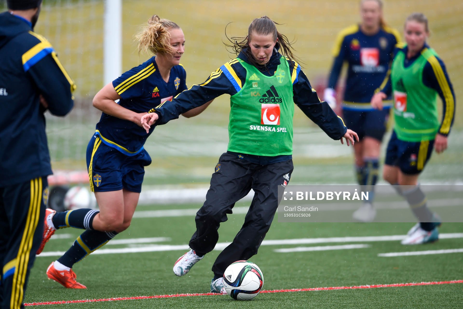 Sveriges Emma Lund och Emma Berglund