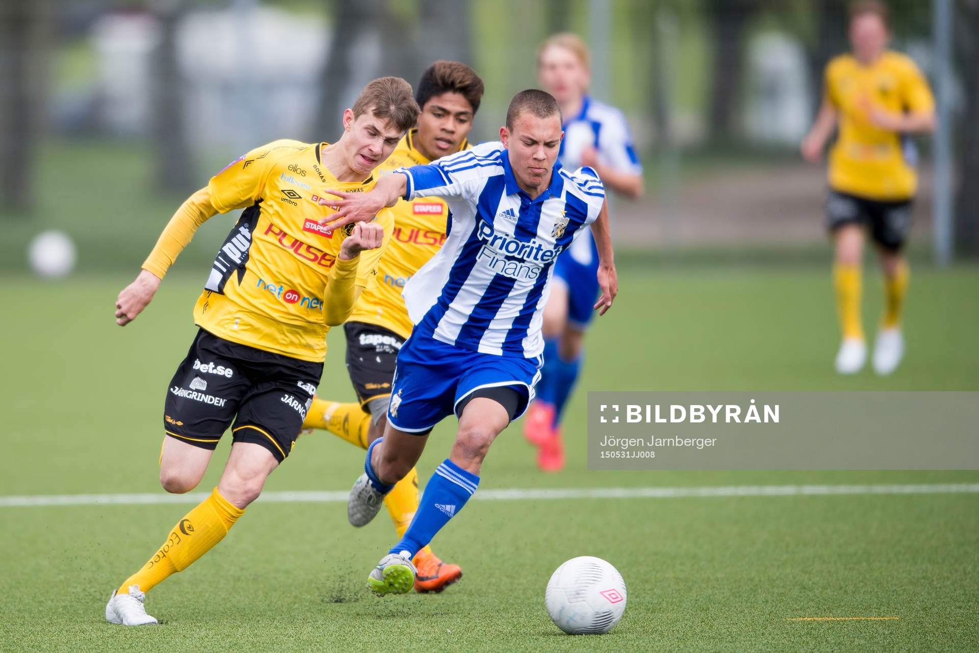 Kamp mellan IFK Göteborgs Sebastian Flohr och Elfsborgs