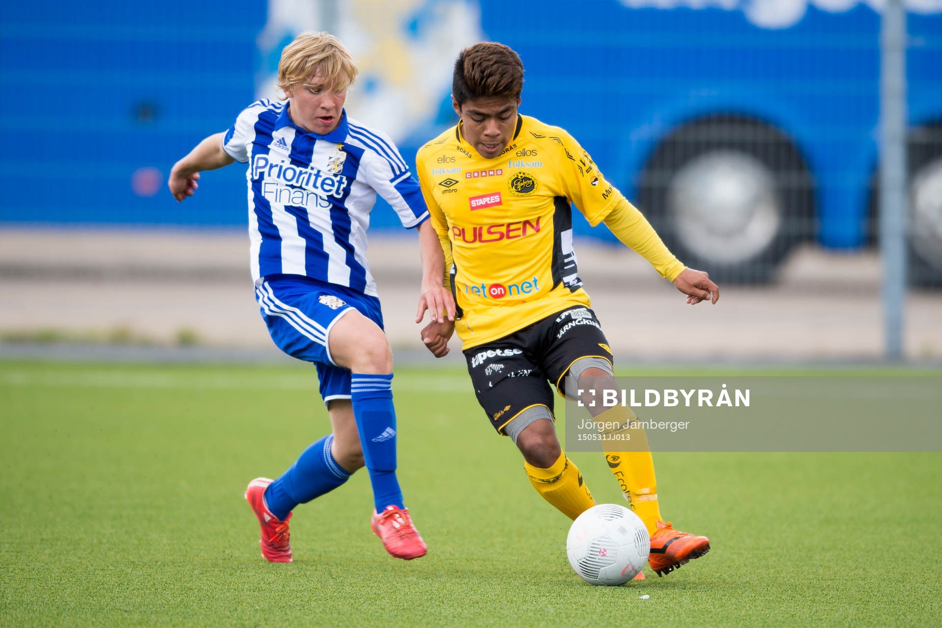 Elfsborgs David Andersson och IFK Göteborgs Edvin Dahlqvist