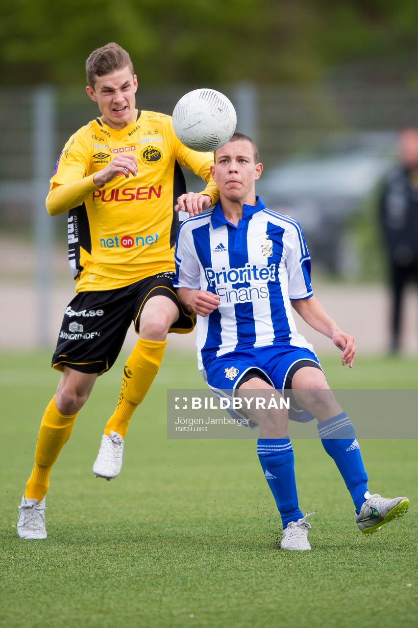 Elfsborgs Filip Varenhed och IFK Göteborgs Sebastian Flohr