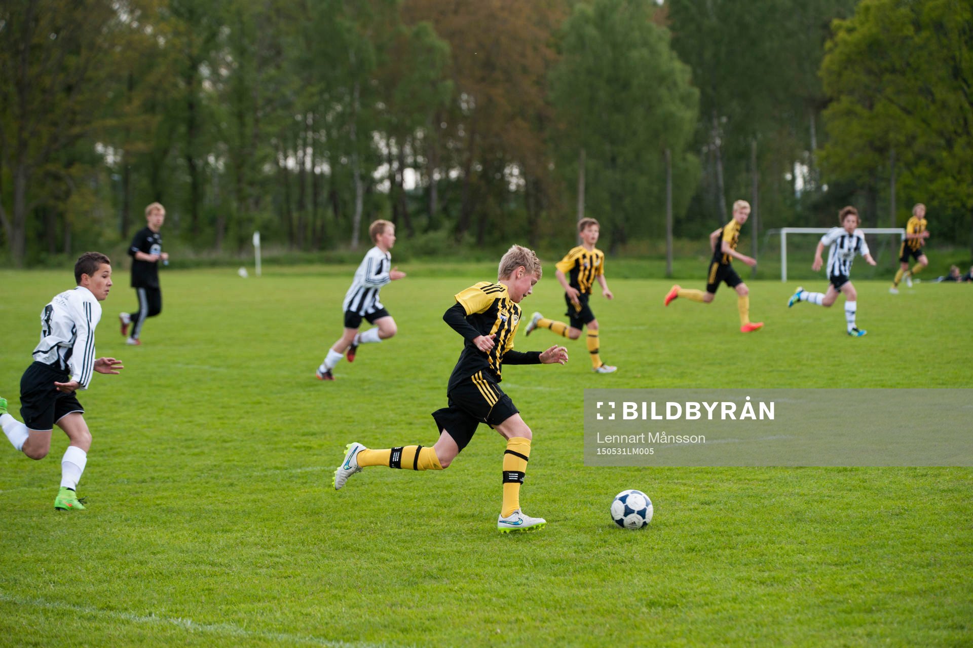 i matchen i P02, 13-åringar, mellan IFK Hässleholm och