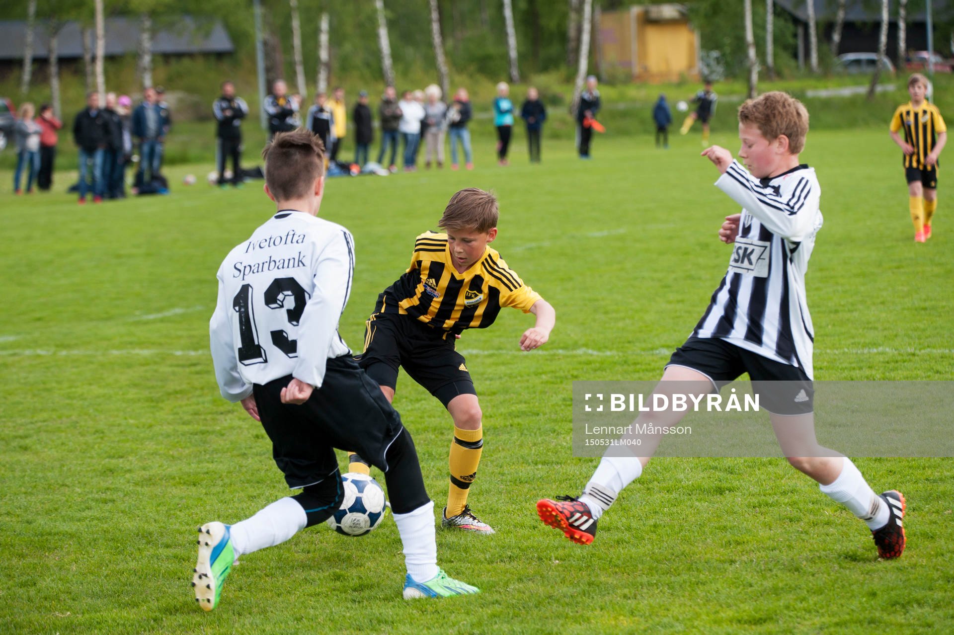 i matchen i P02, 13-åringar, mellan IFK Hässleholm och
