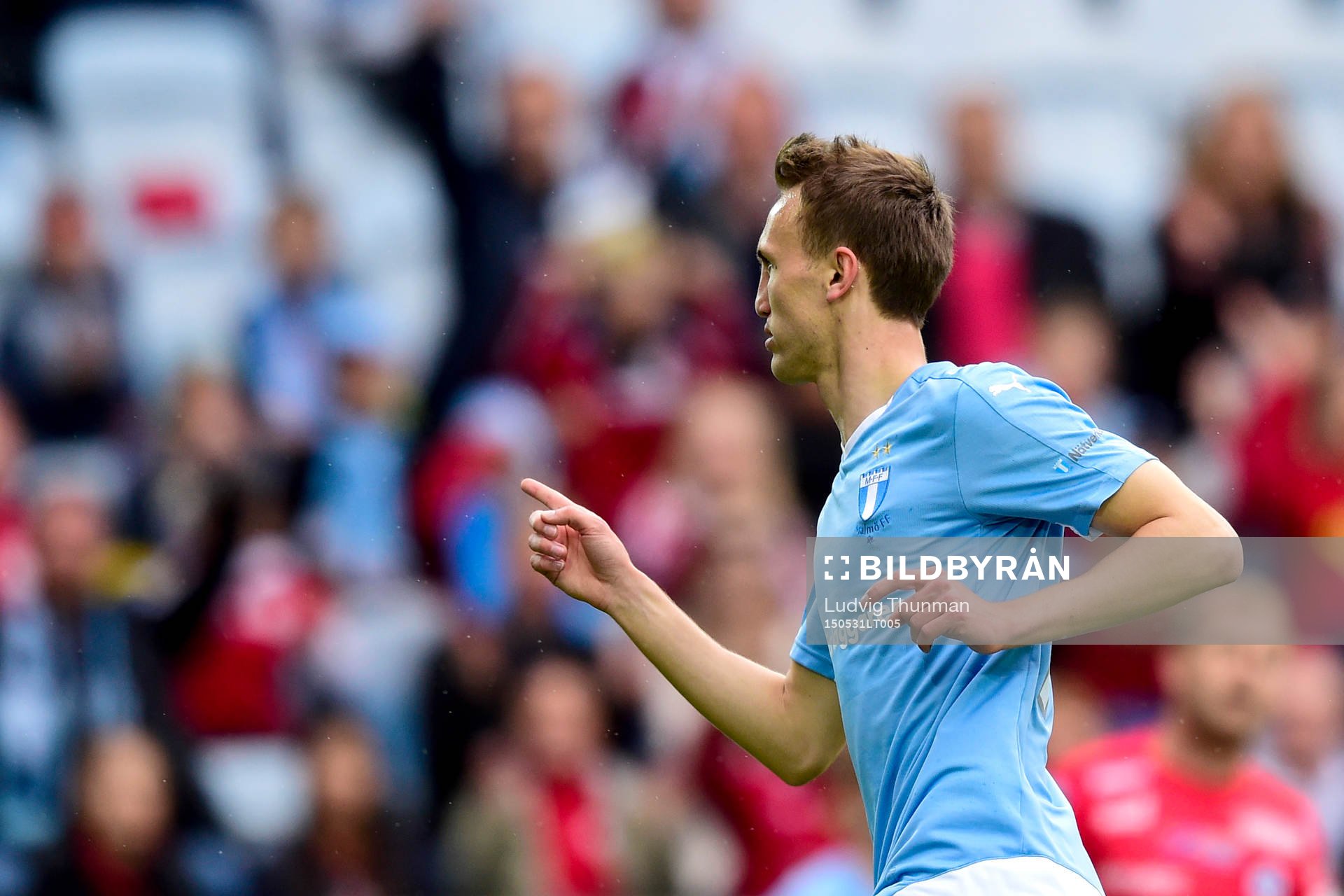 Malmö FFs Magnus Wolff Eikrem jublar