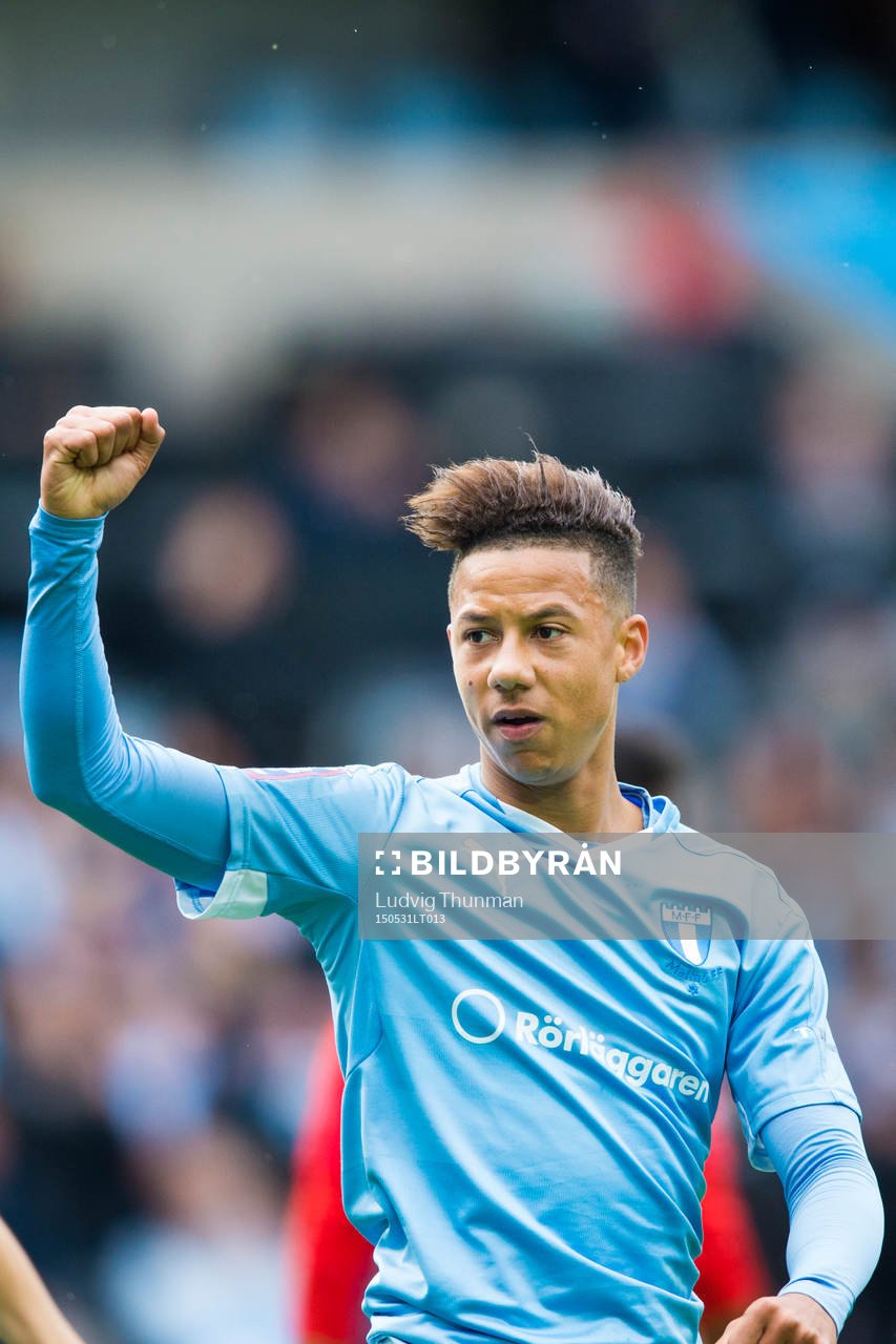 Malmö FFs Tobias Sanajublar