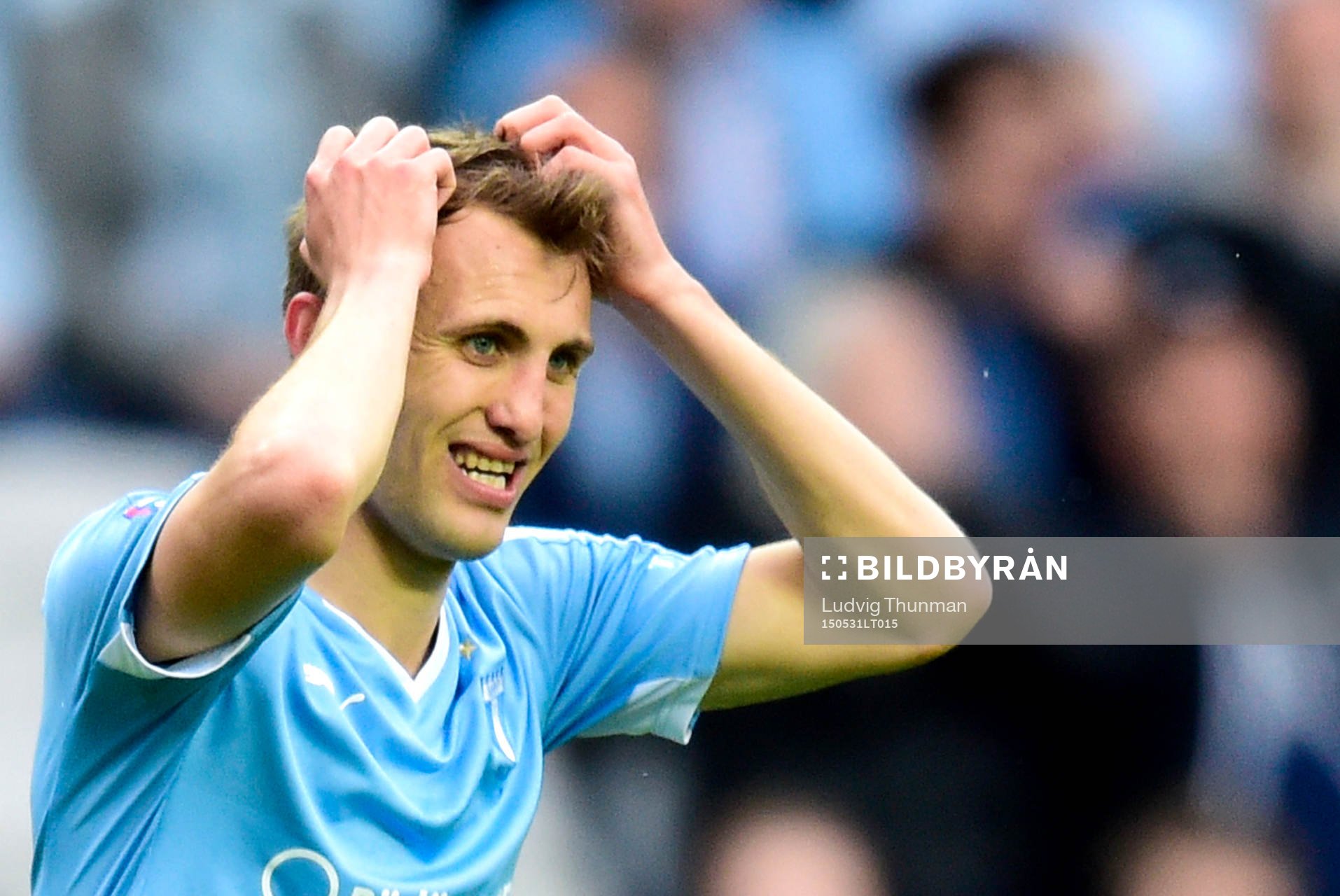 Malmö FFs Magnus Wolff Eikrem deppar