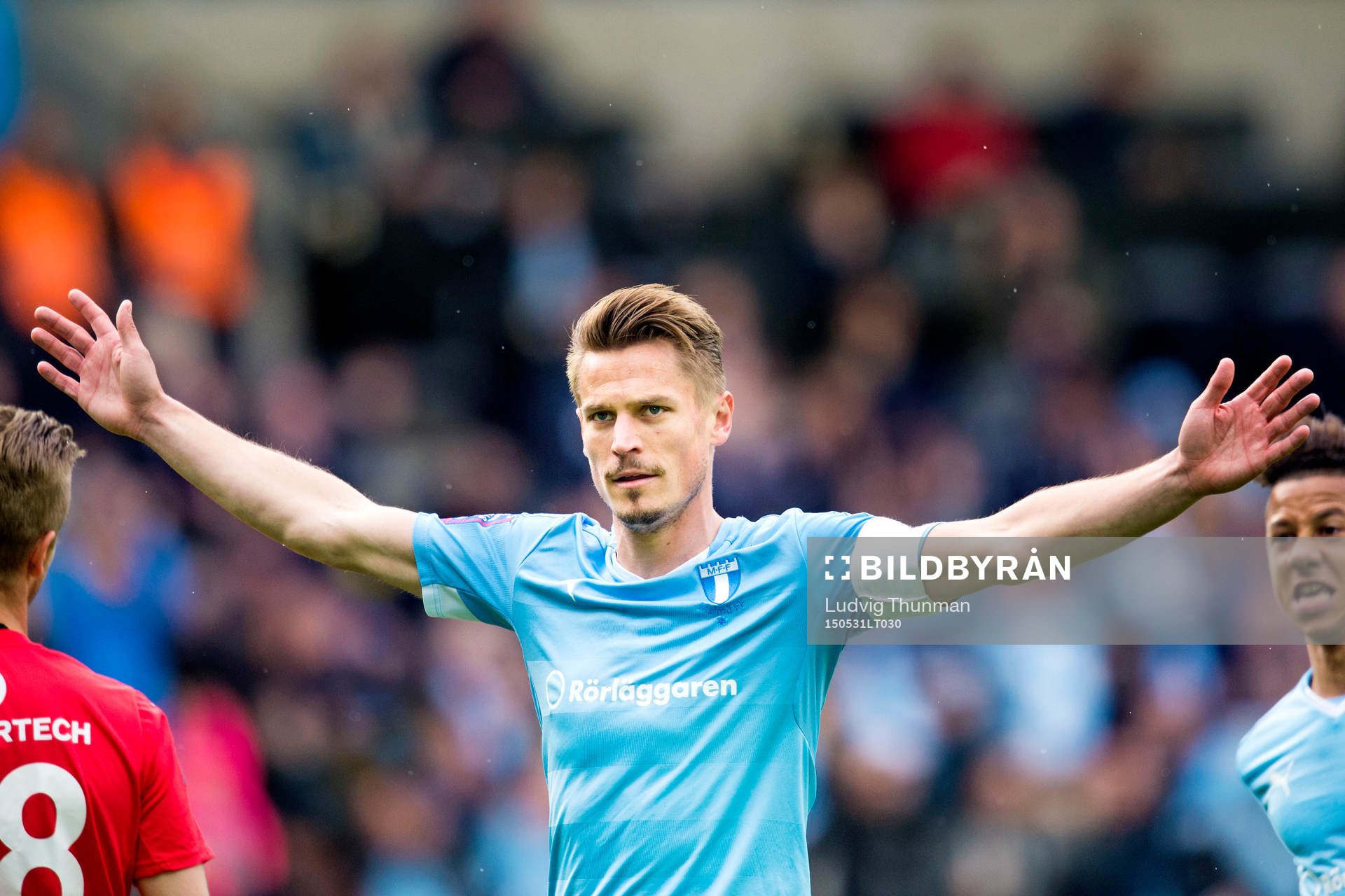 Malmö FFs Markus Rosenberg jublar