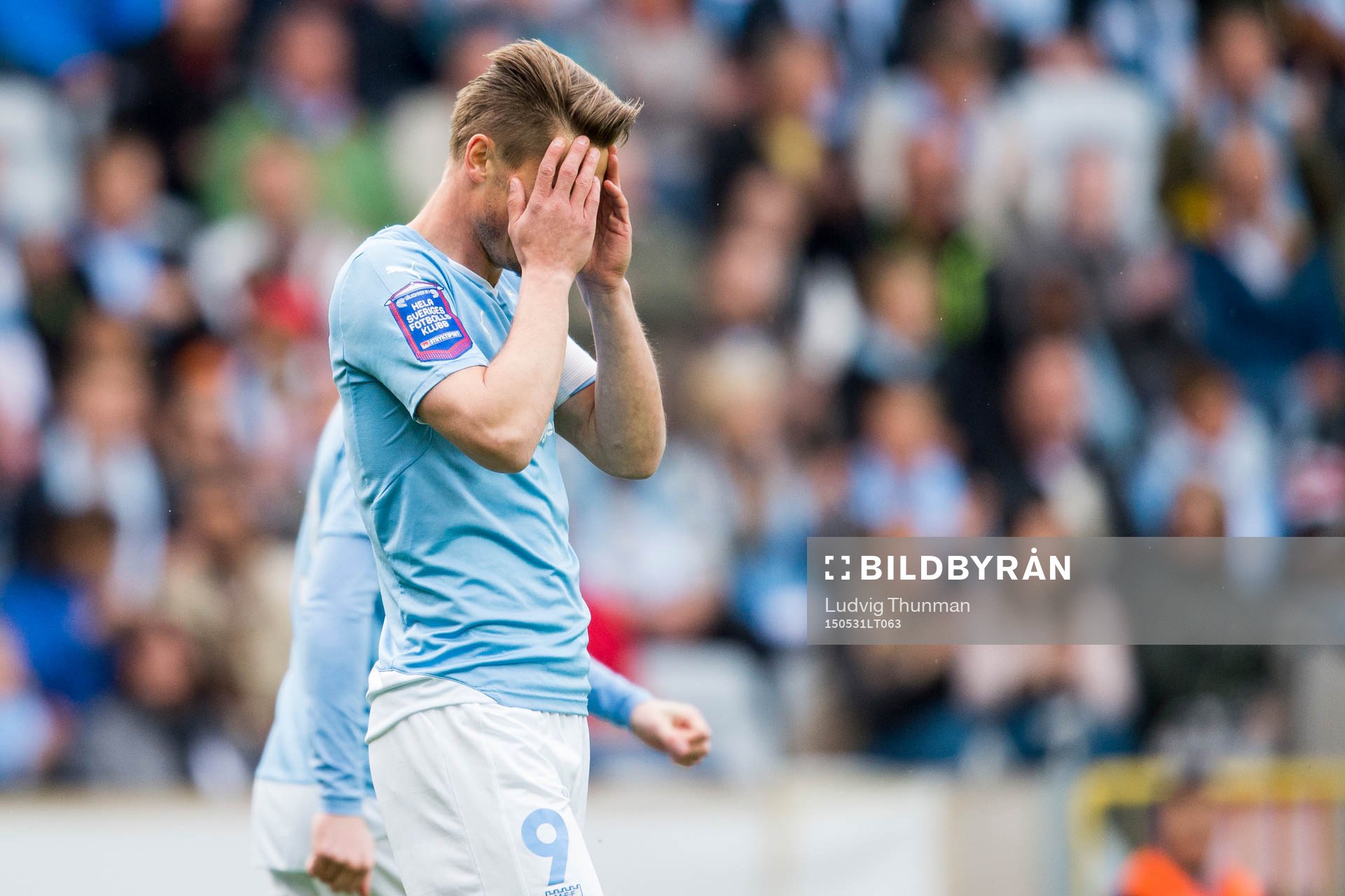 Malmö FFs Markus Rosenberg deppar
