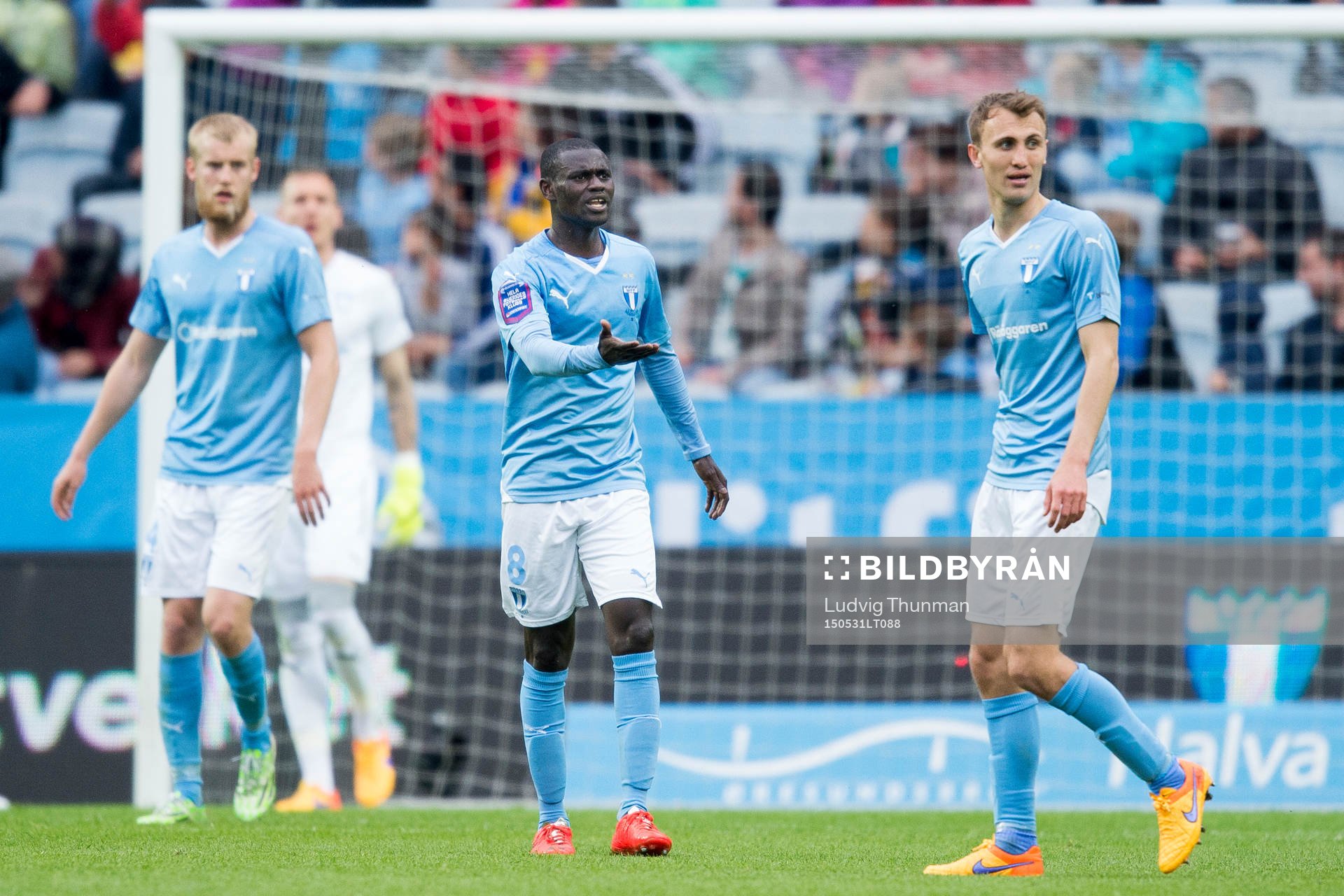 Malmö FFs Markus Rosenberg och Magnus Wolff Eikrem deppar