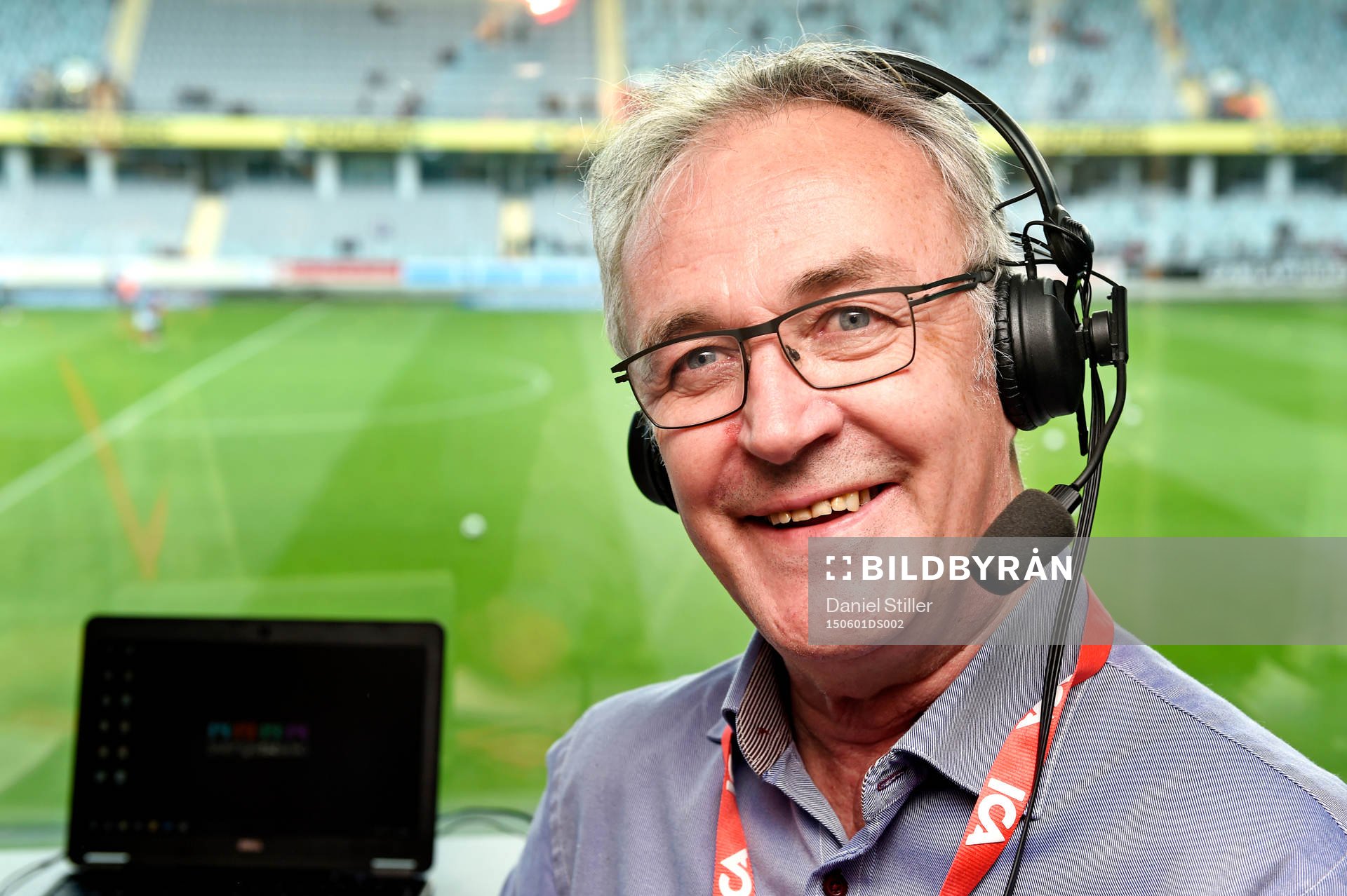 Sveriges Radios kommentator Ralf Edström
