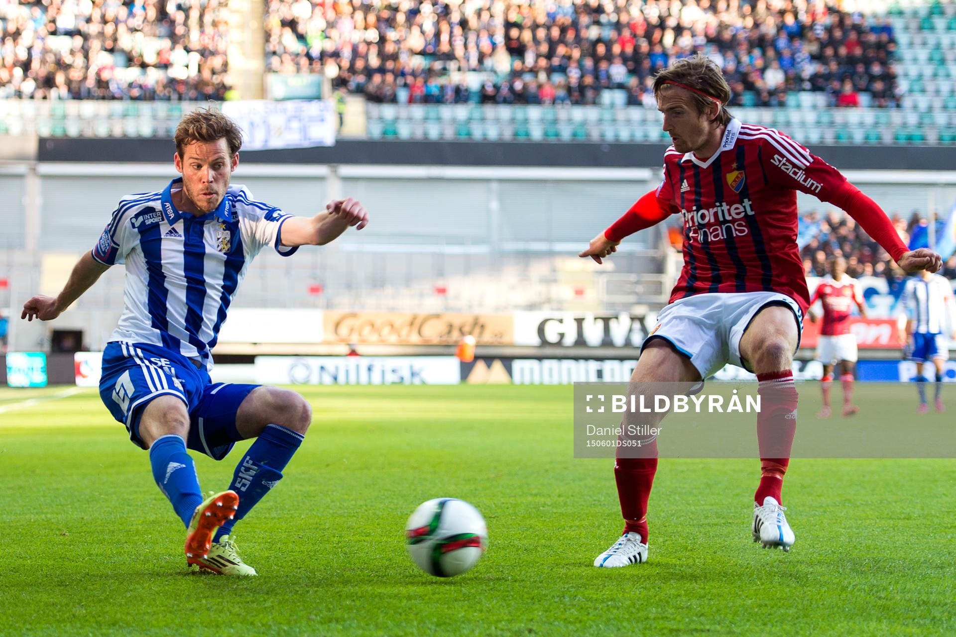 IFK Göteborgs Emil Salomonsson och Djurgårdens Jesper