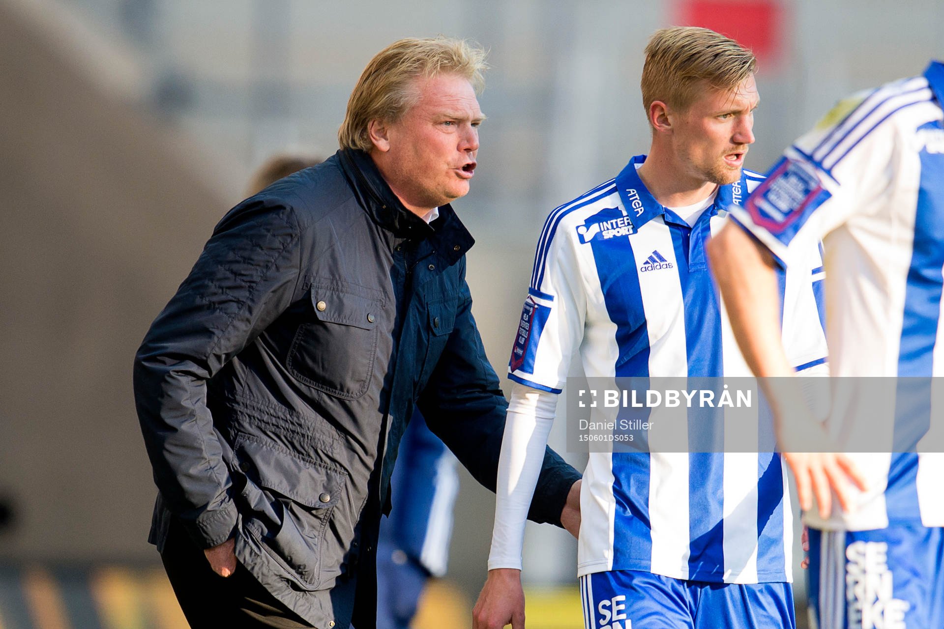 IFK Göteborgs tränare Jörgen Lennartsson klappar om
