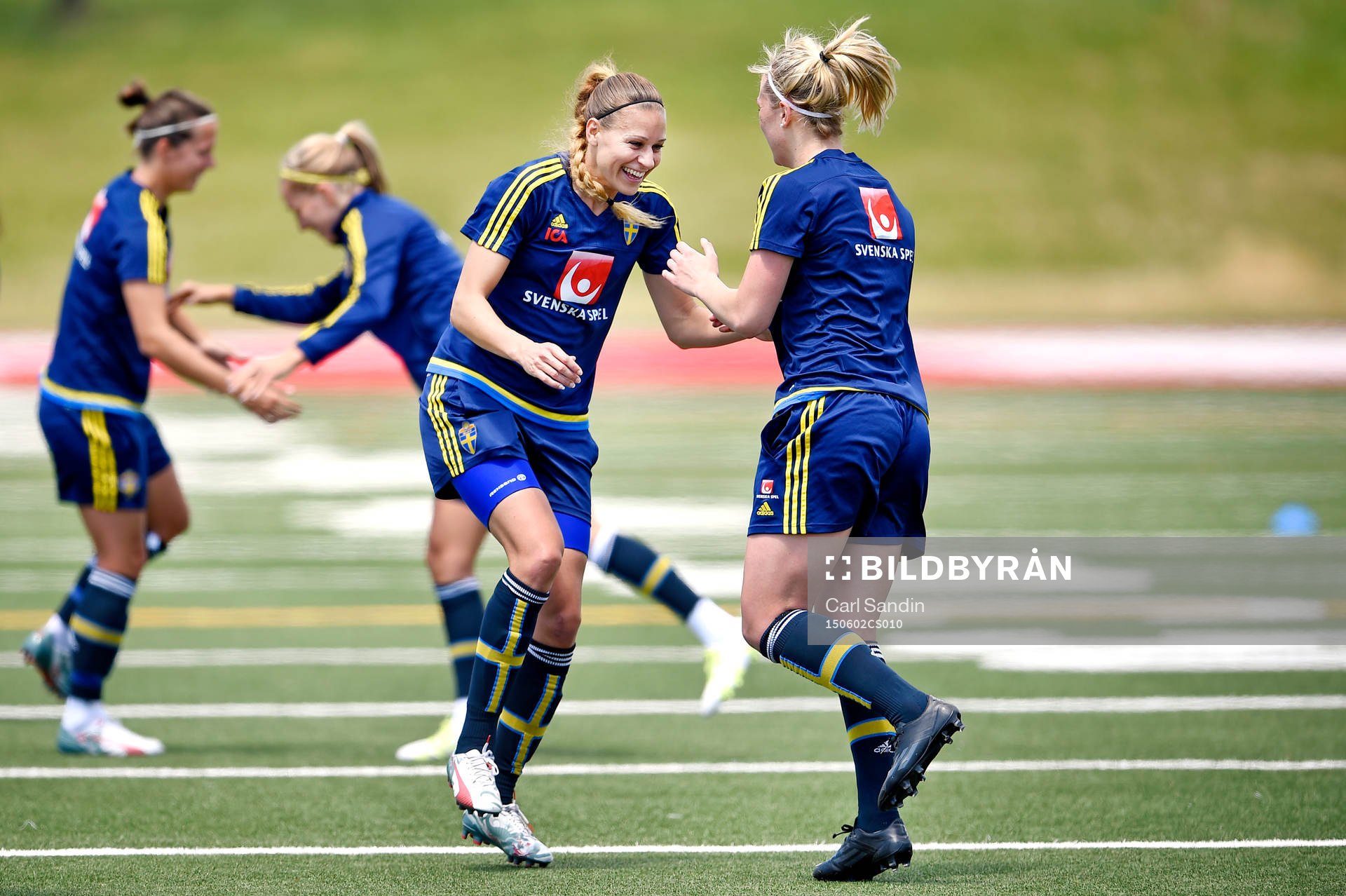 Sveriges Charlotte Rohlin och Mimmi Löfwenius