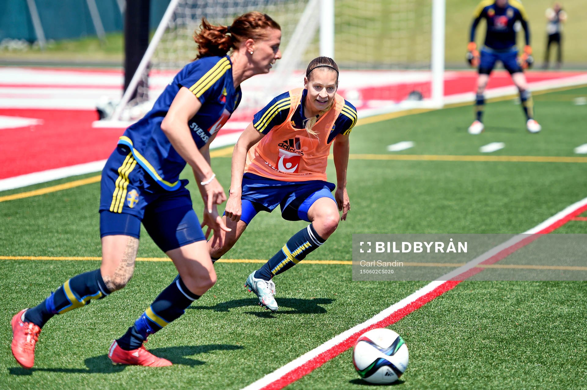 Sveriges Lotta Schelin och Charlotte Rohlin