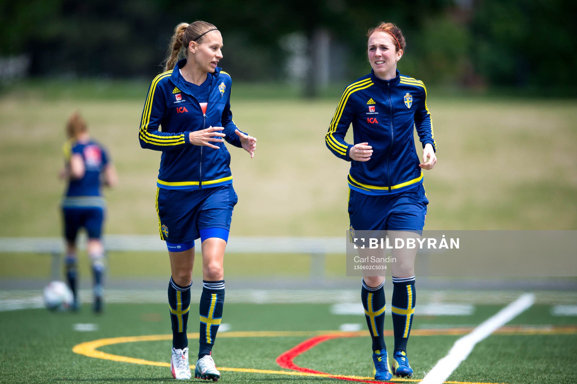 Sveriges Charlotte Rohlin och Marina Pettersson Engström