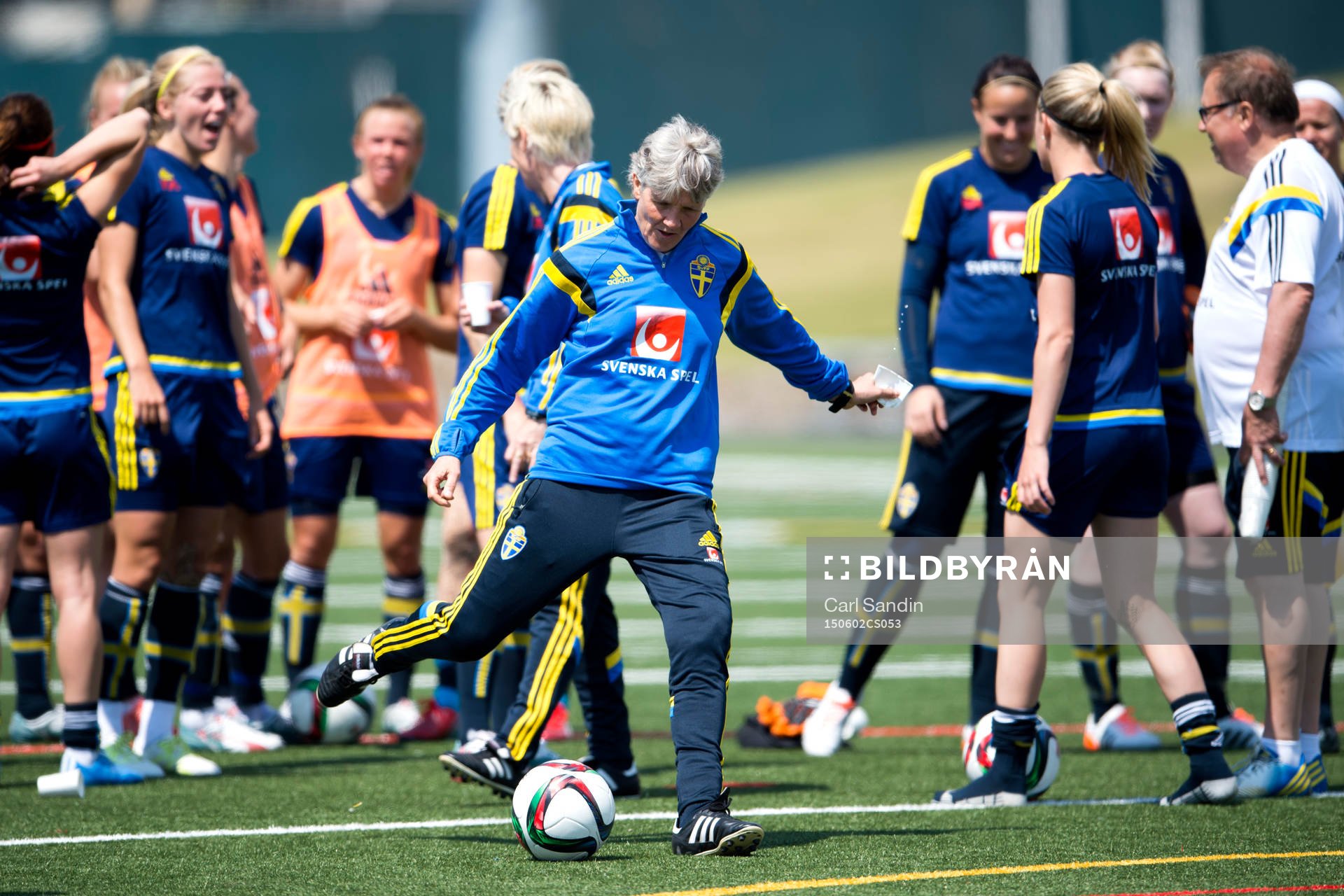 Sveriges förbundskapten Pia Sundhage