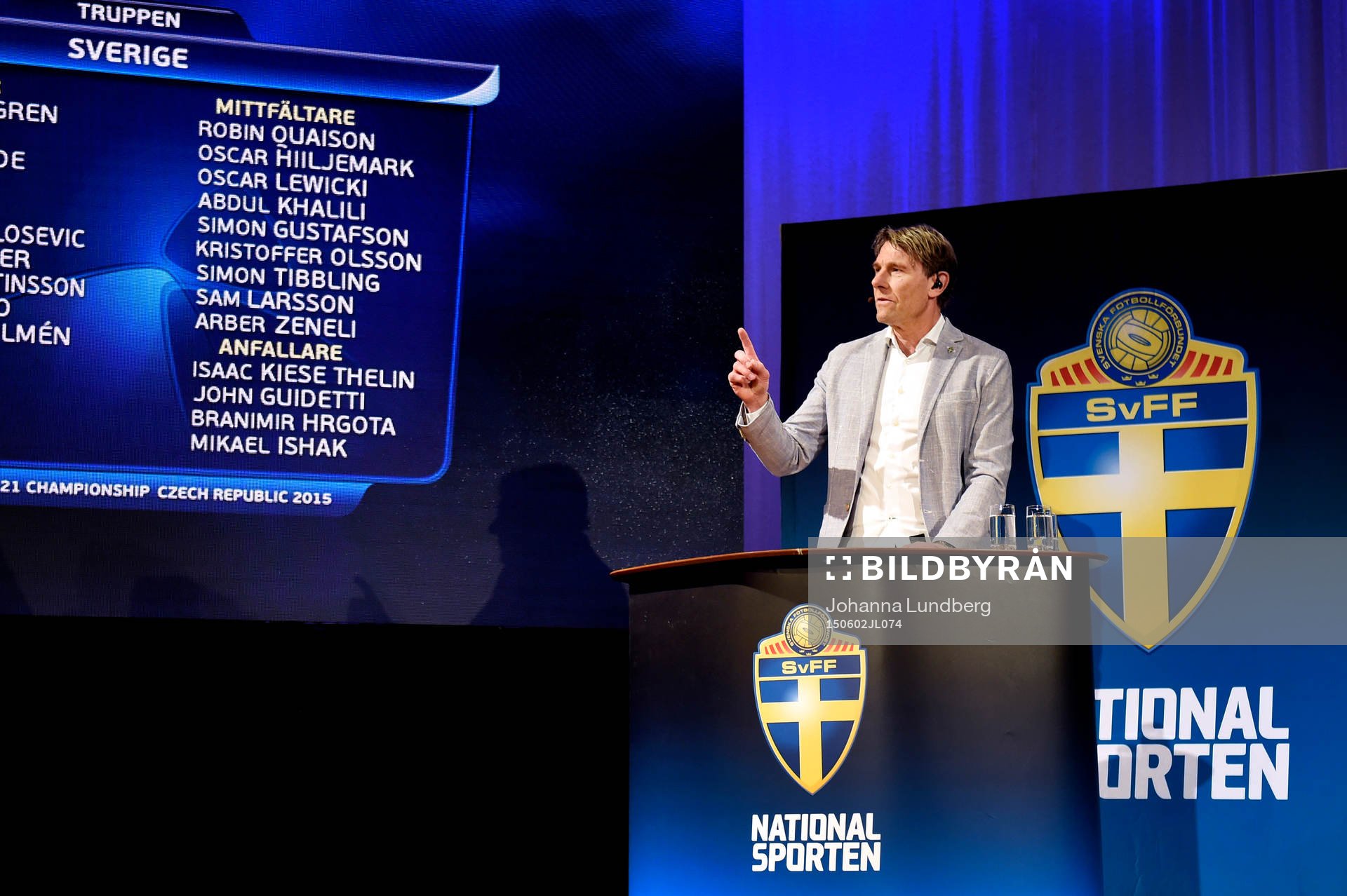 Sveriges förbundskapten Håkan Ericson