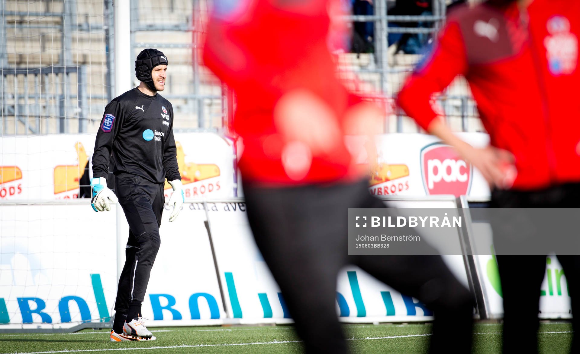 Helsingborgs målvakt Matt Pyzdrowski gör sin första