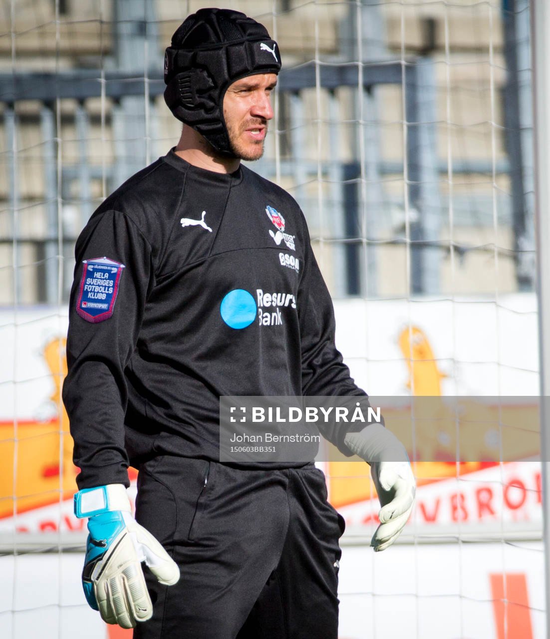 Helsingborgs målvakt Matt Pyzdrowski gör sin första
