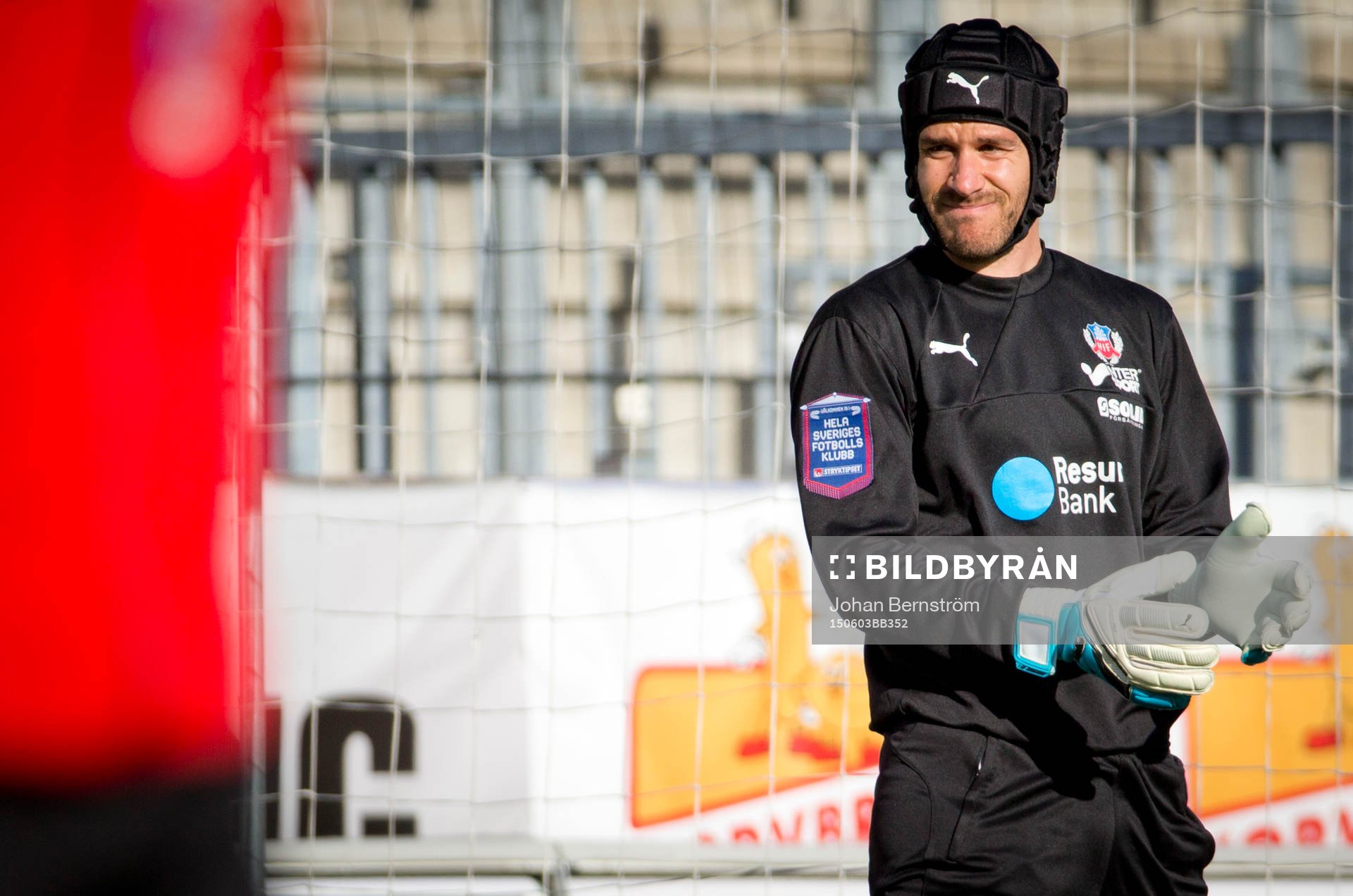 Helsingborgs målvakt Matt Pyzdrowski gör sin första