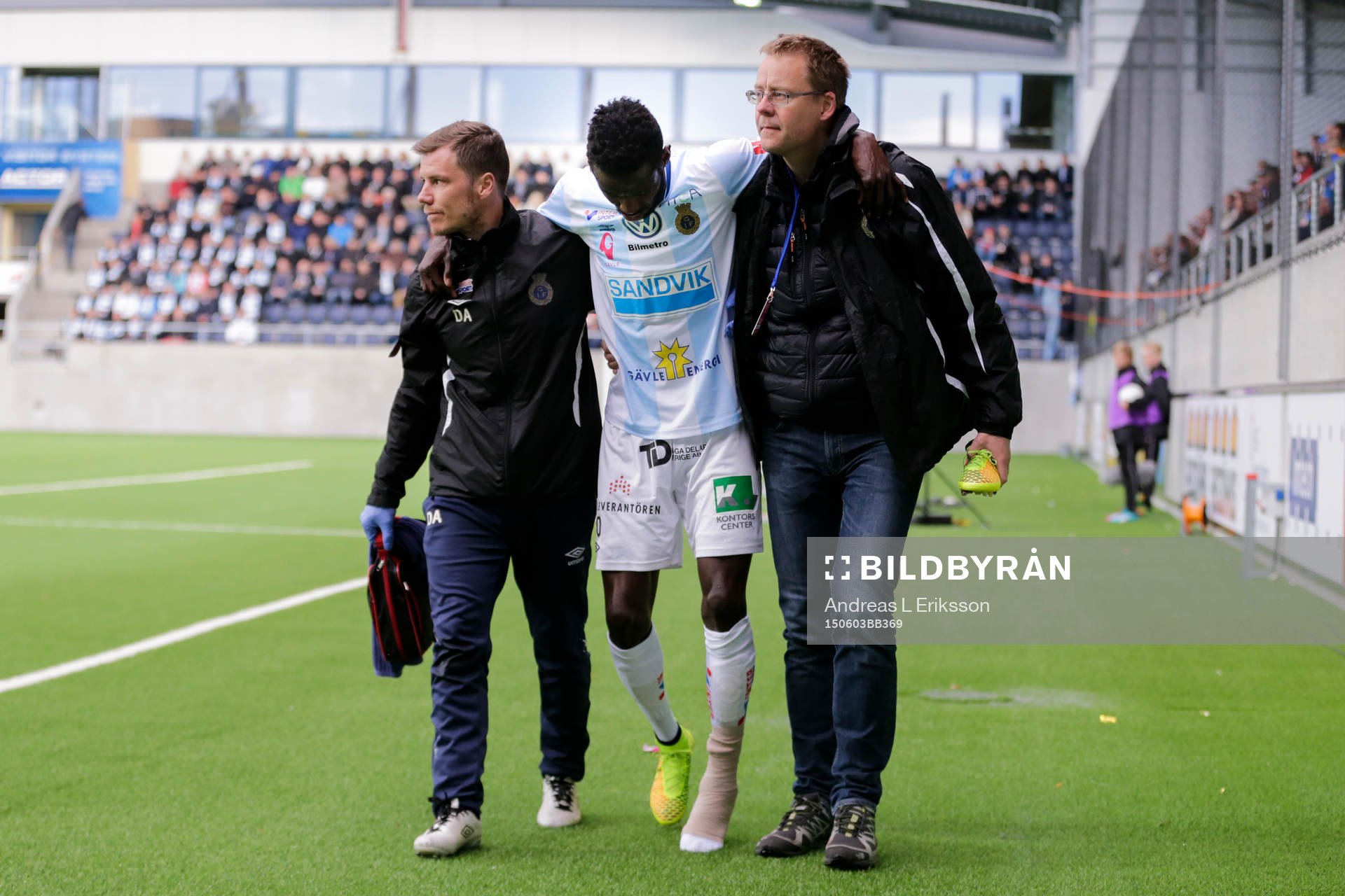 Gefles Dioh Williams får utgå pga skada
