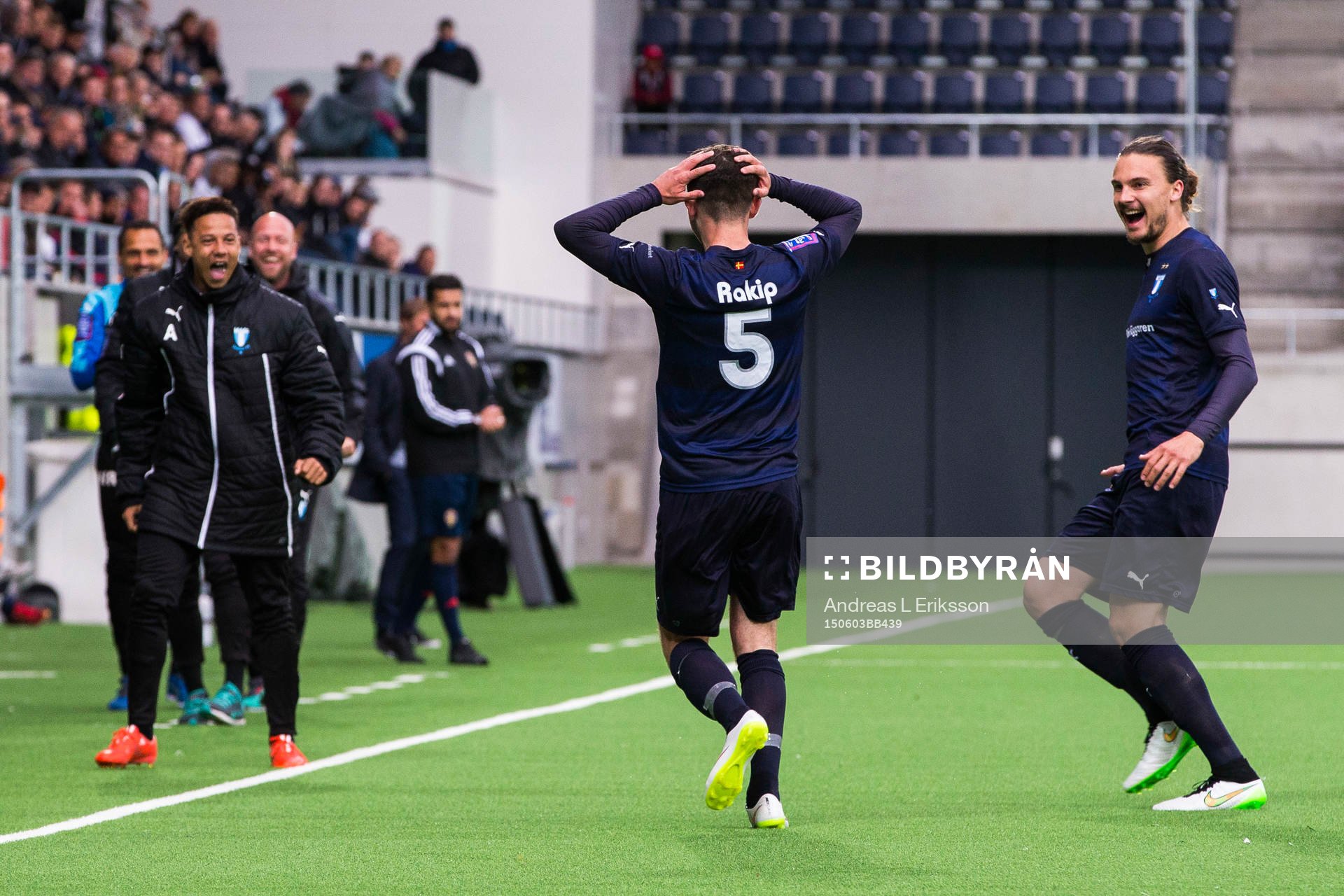 Malmö FFs Erdal Rakip jublar