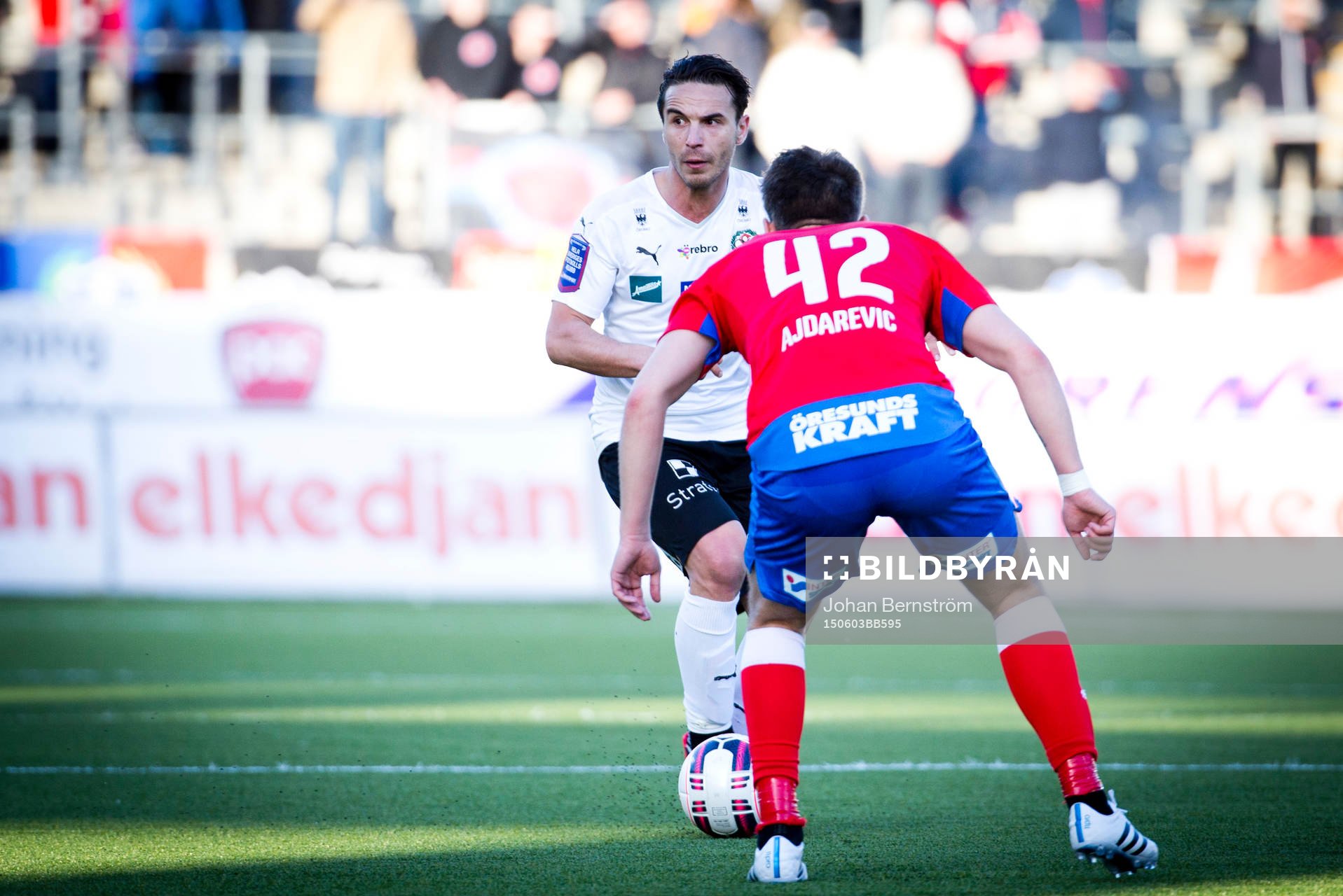 Örebros Nordin Gerzic och Helsingborgs Astrit Ajdarevic