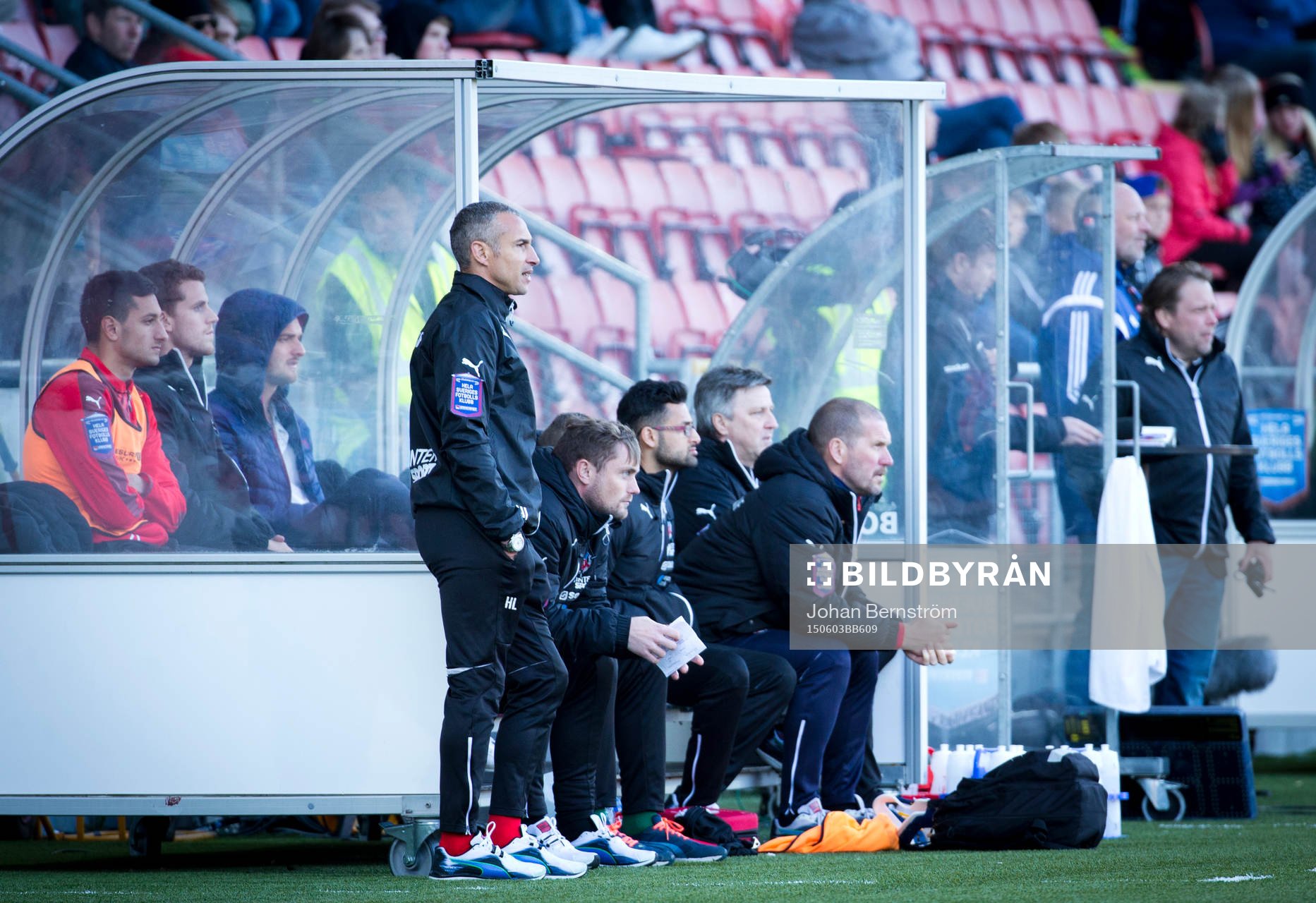 Helsingborgs manager Henrik Larsson