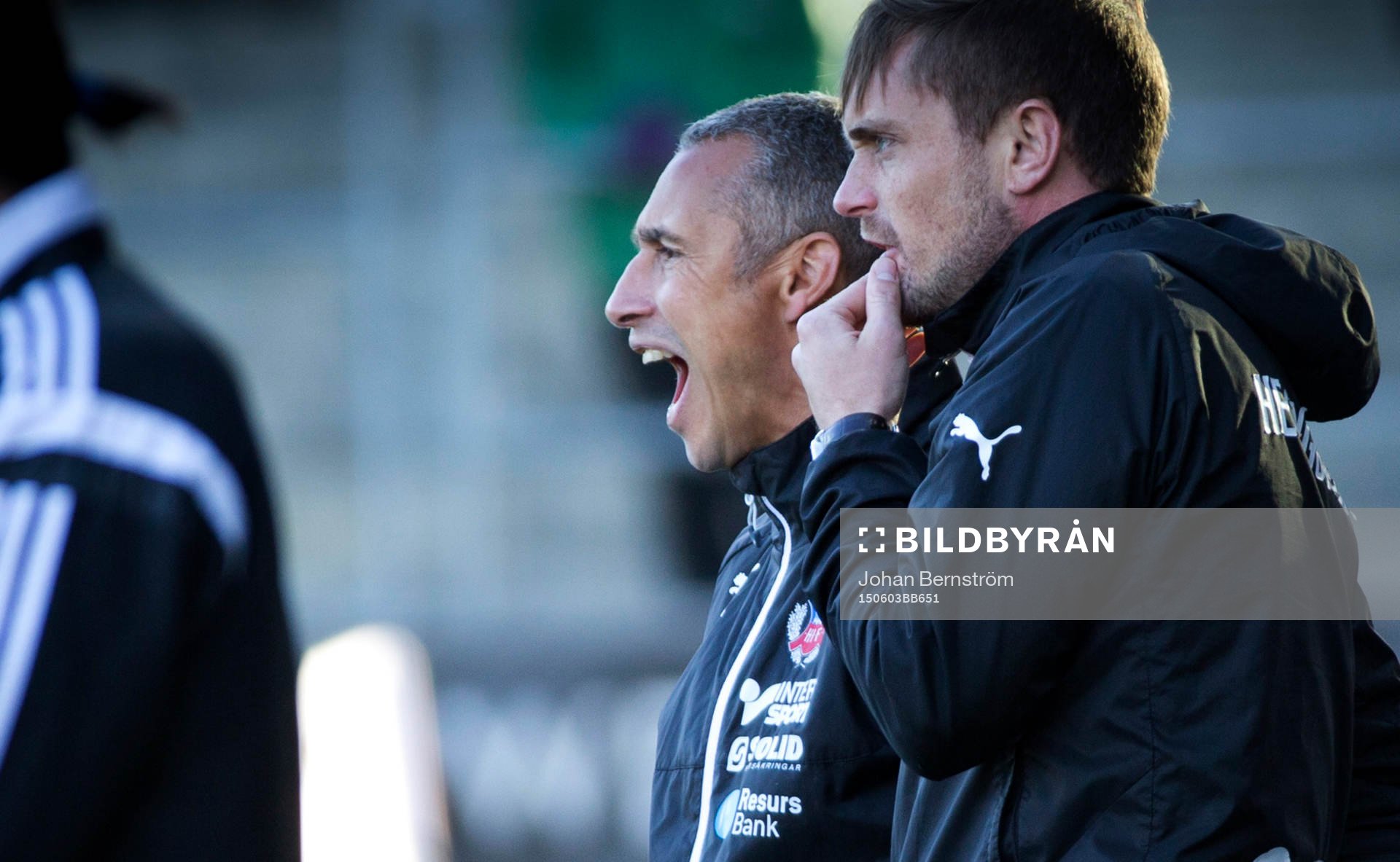 Helsingborgs manager Henrik Larsson under fotbollsmatchen i Allsvenskan mellan Örebro SK och Helsingborgs IF den 3 juni 2015 i Örebro.