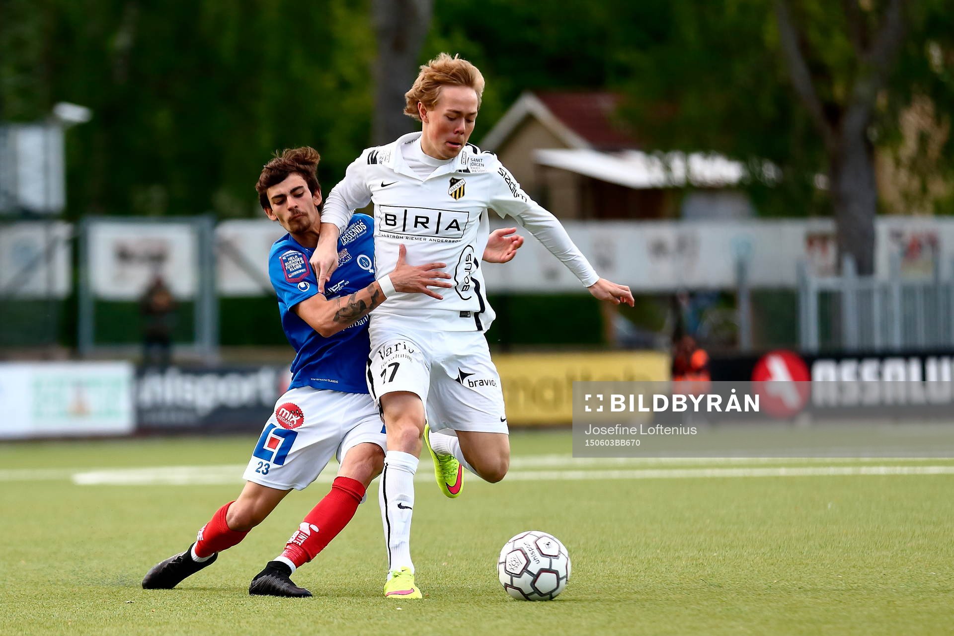 Åtvidabergs Ruben Lameiras och Häckens Joel Andersson
