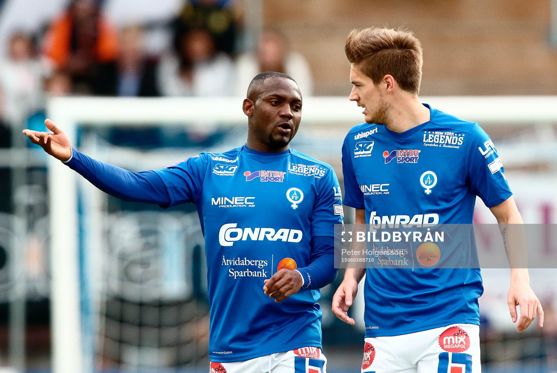 Åtvidabergs John Owoeri och Victor Sköld