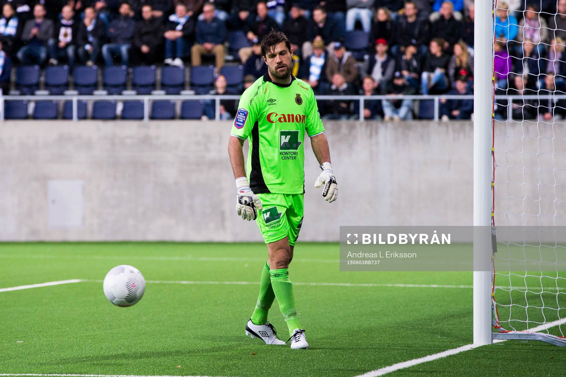 Gefles målvakt Emil Hedvall