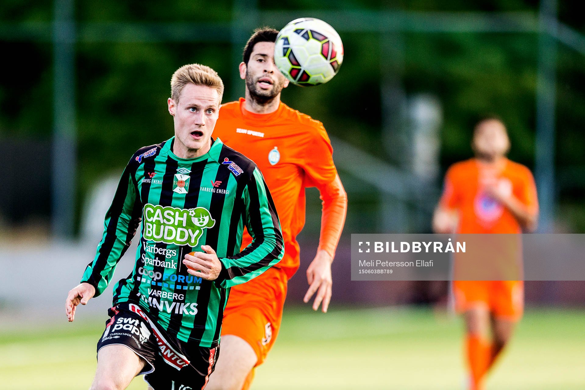 Varbergs Anton Tideman och Athletics Luca Gerbino Polo