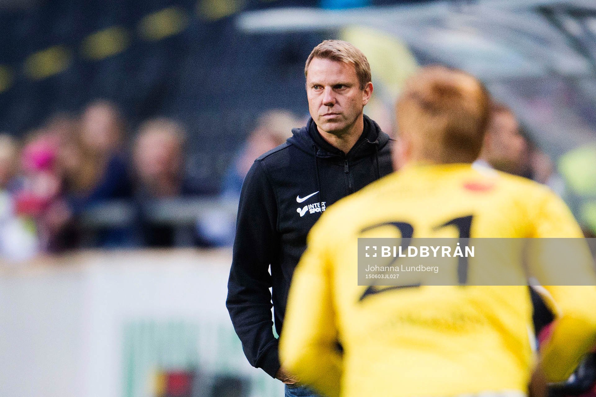 Falkenbergs tränare Hans Eklund