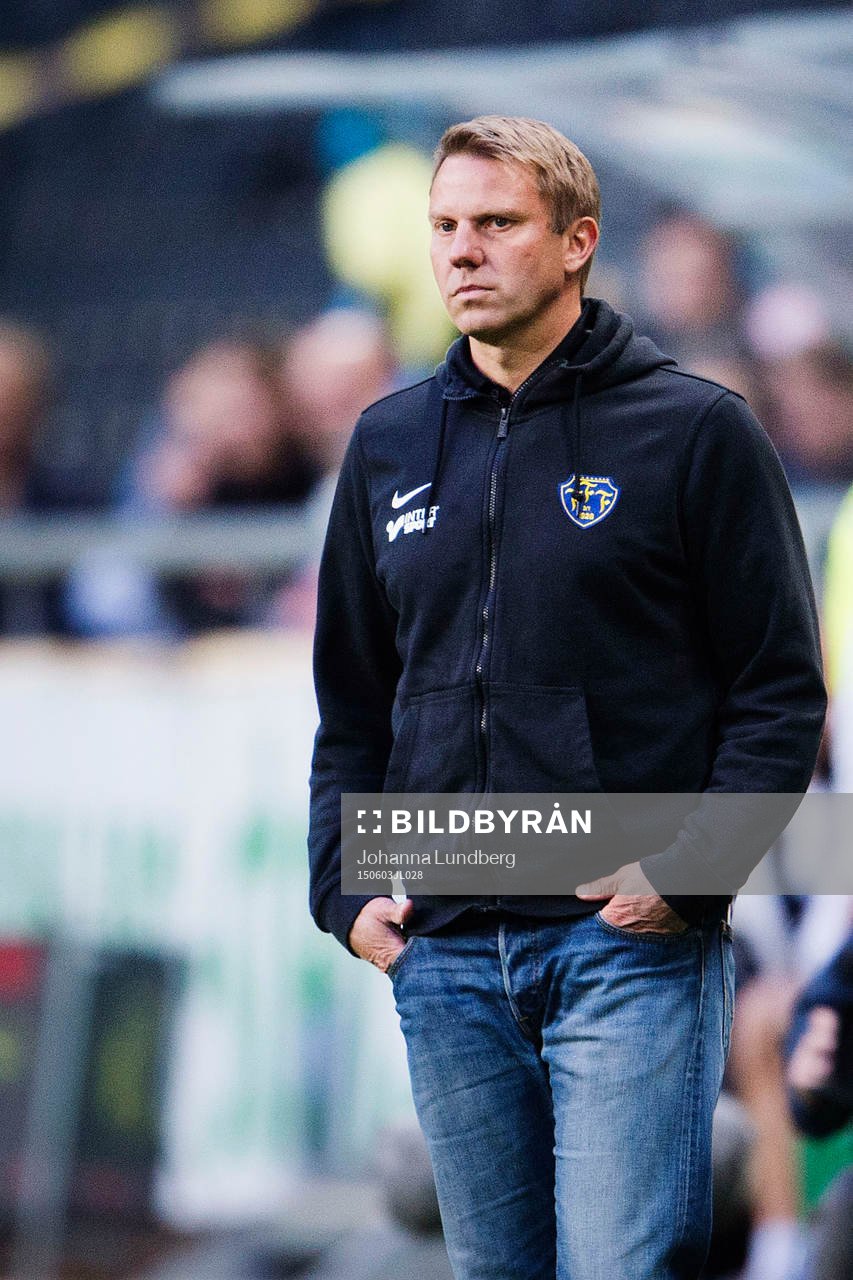 Falkenbergs tränare Hans Eklund