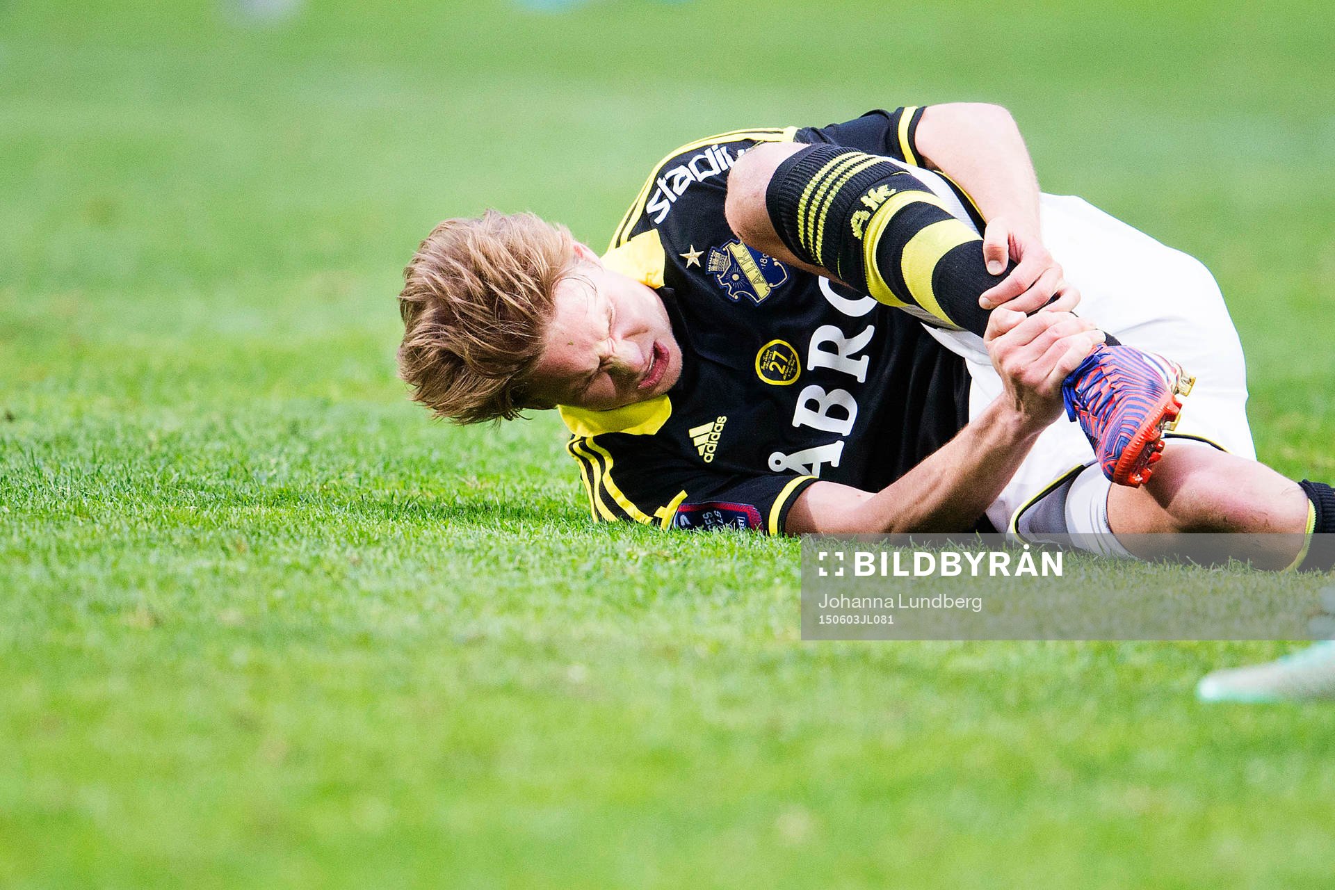 s Johan Blomberg har ont