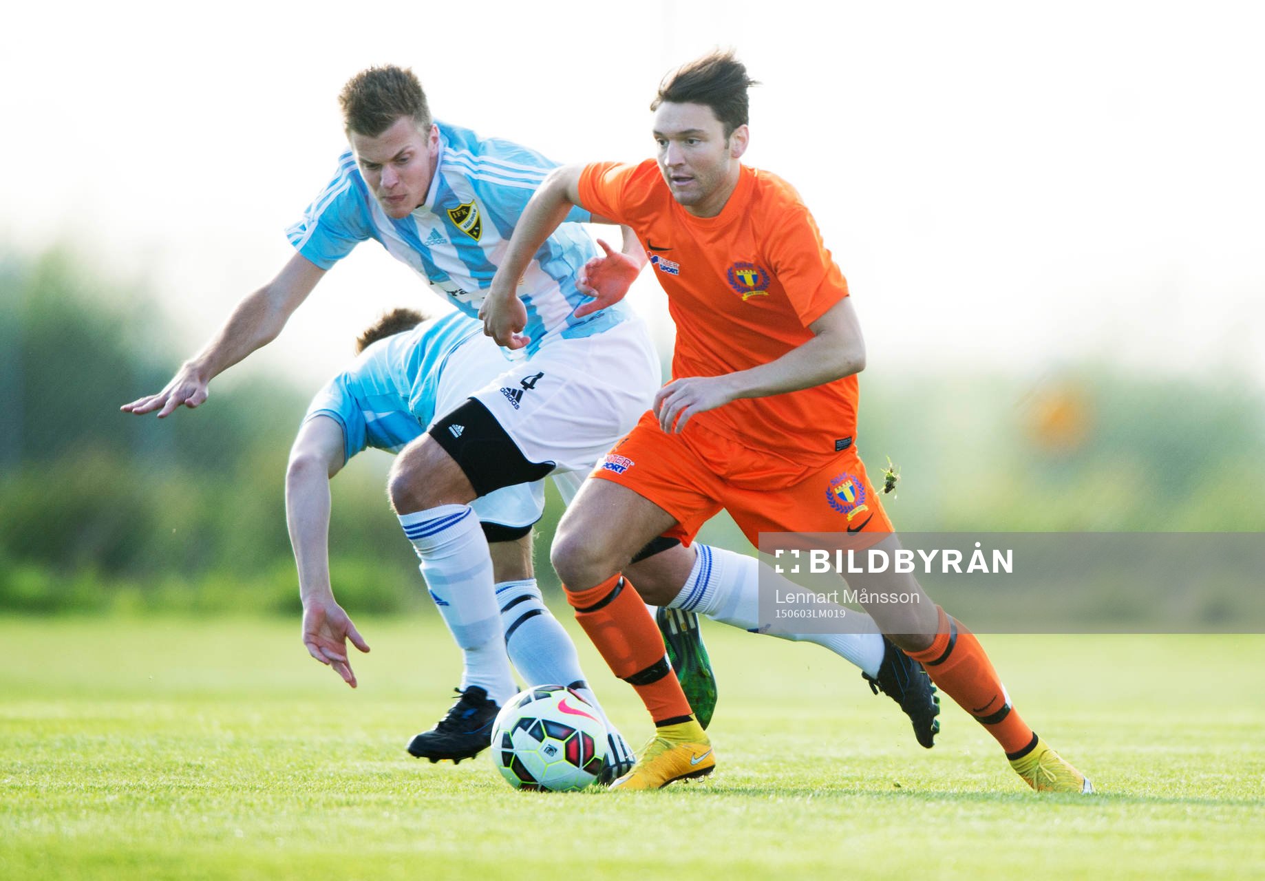 IFK Hässleholms Niklas Jönsson i matchen i division 2