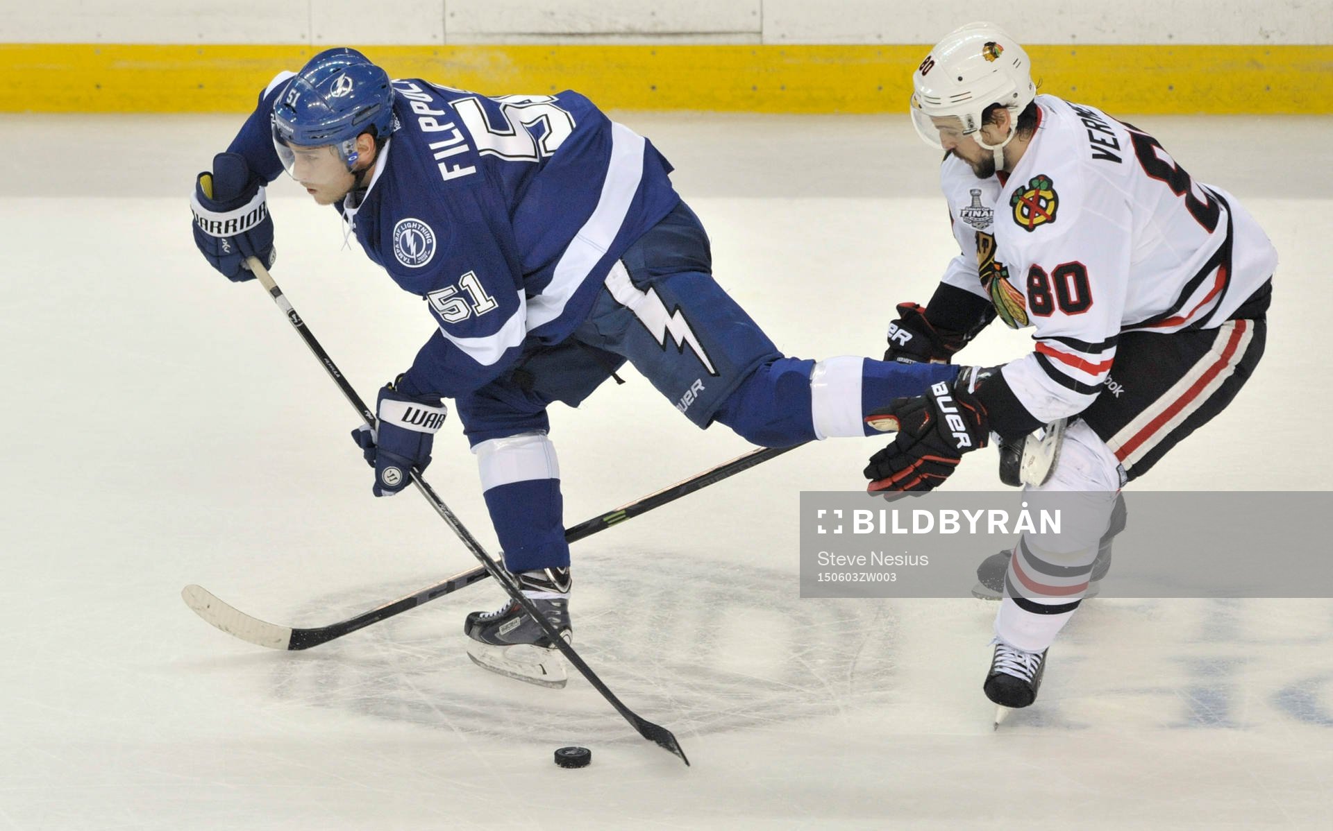 The Lightning's Valterri Flippula (51) skates