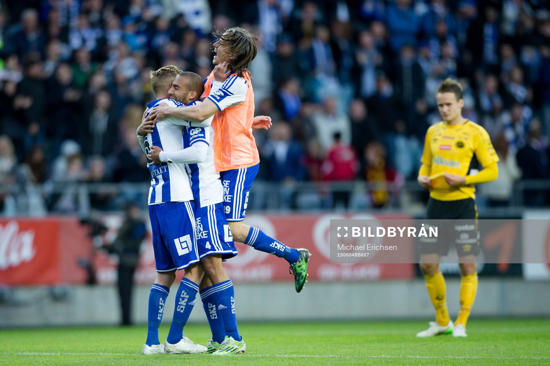 IFK Göteborgs Sebastian Eriksson, Haitam Aleesami och