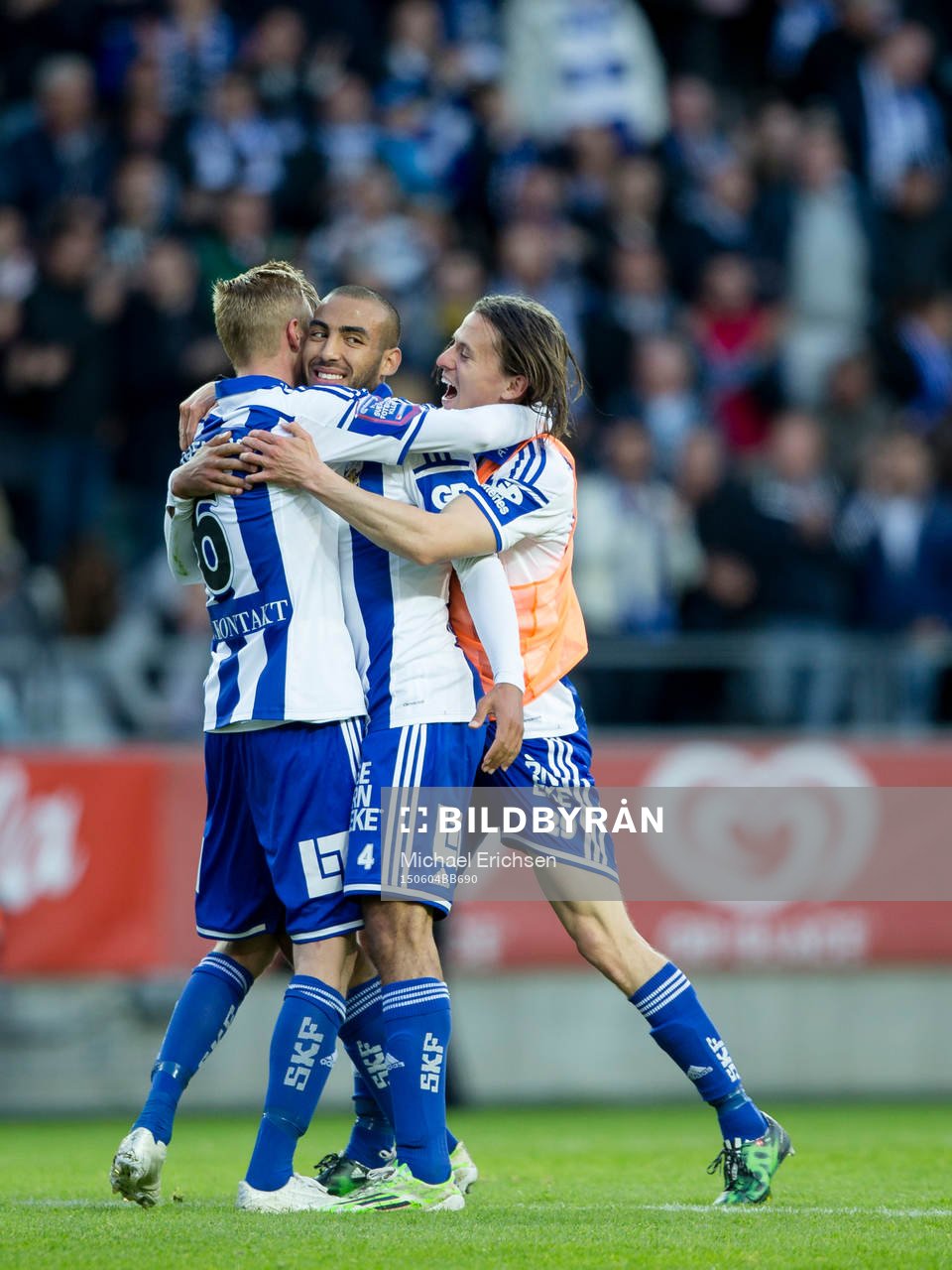 IFK Göteborgs Sebastian Eriksson, Haitam Aleesami och
