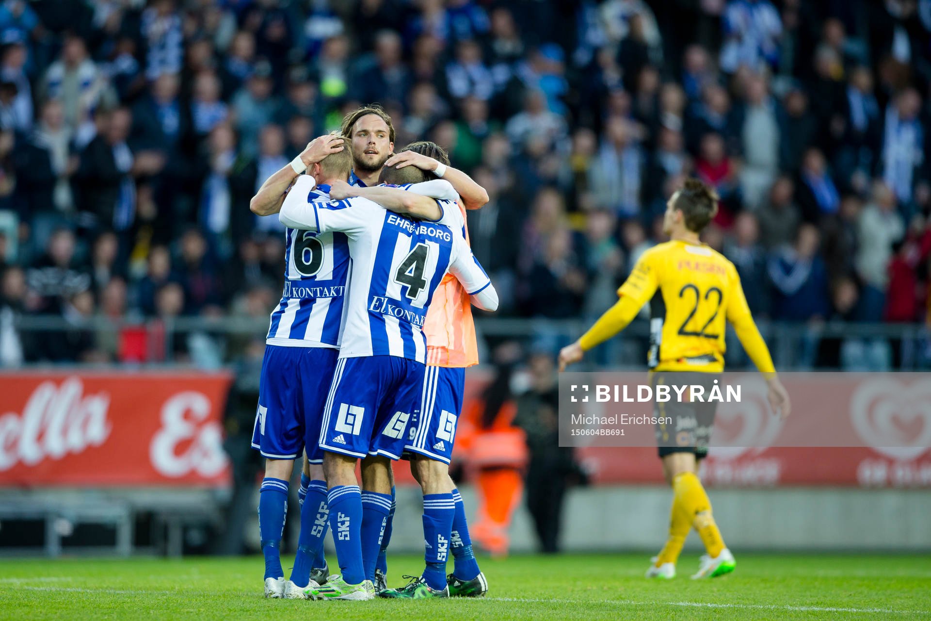 IFK Göteborgs Tom Pettersson, Sebastian Eriksson, Haitam