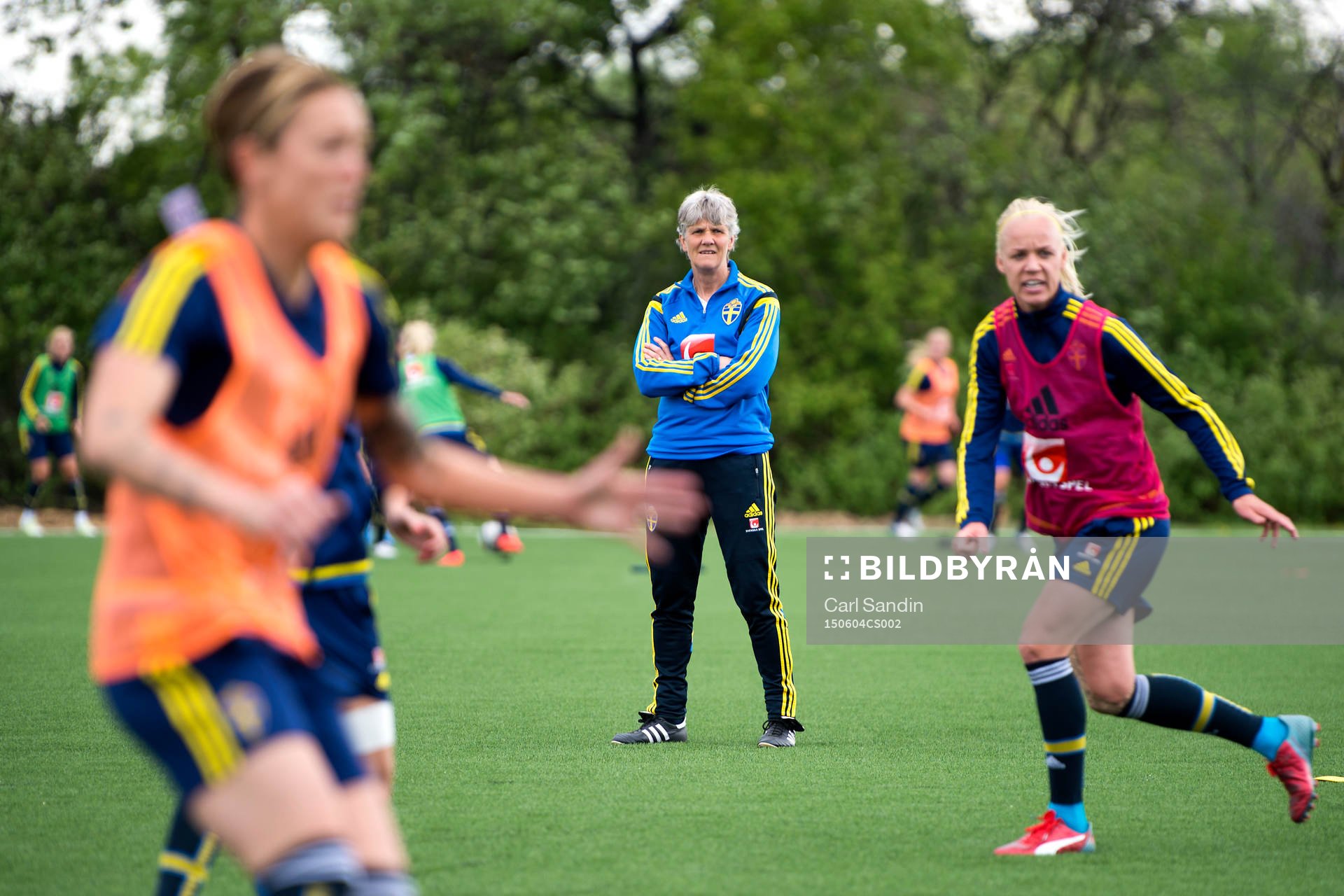 Sveriges förbundskapten Pia Sundhage