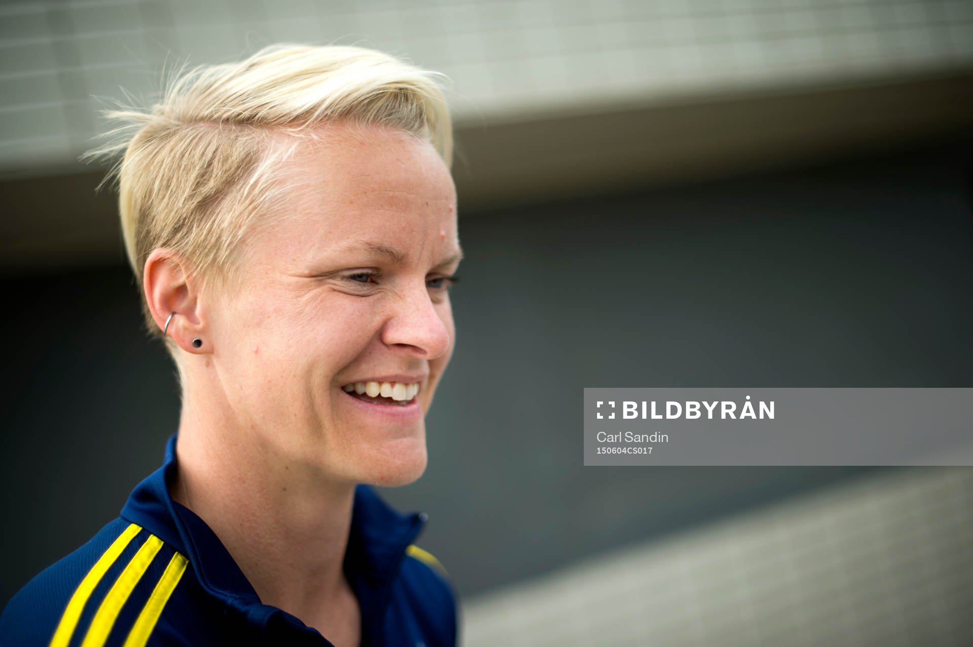 Sveriges Nilla Fischer blir intervjuad