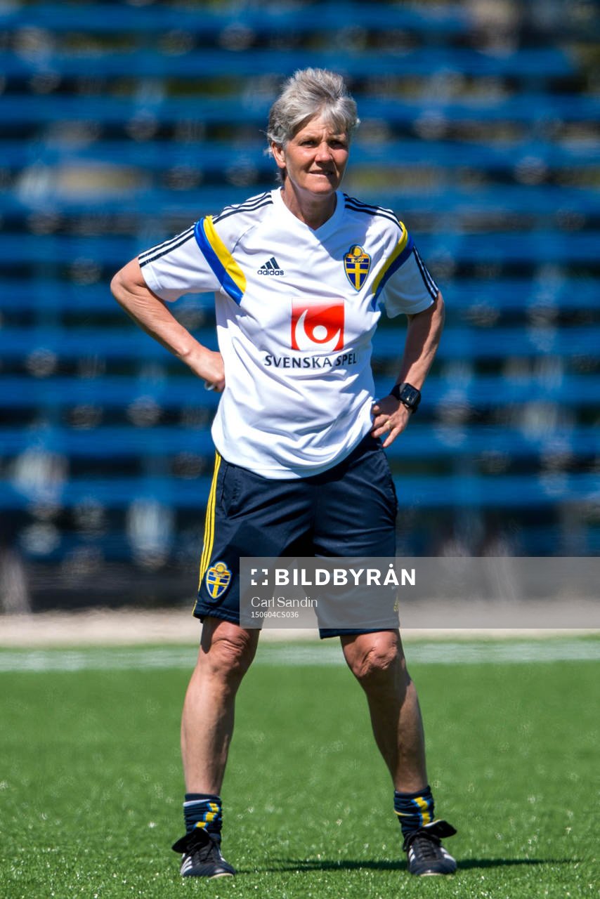 Sveriges förbundskapten Pia Sundhage