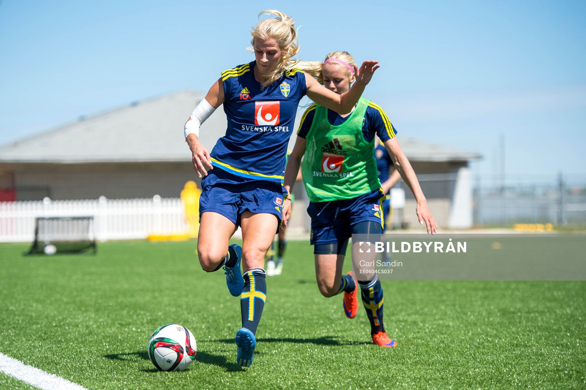 Sveriges Sofia Jakobsson och Amanda Ilestedt
